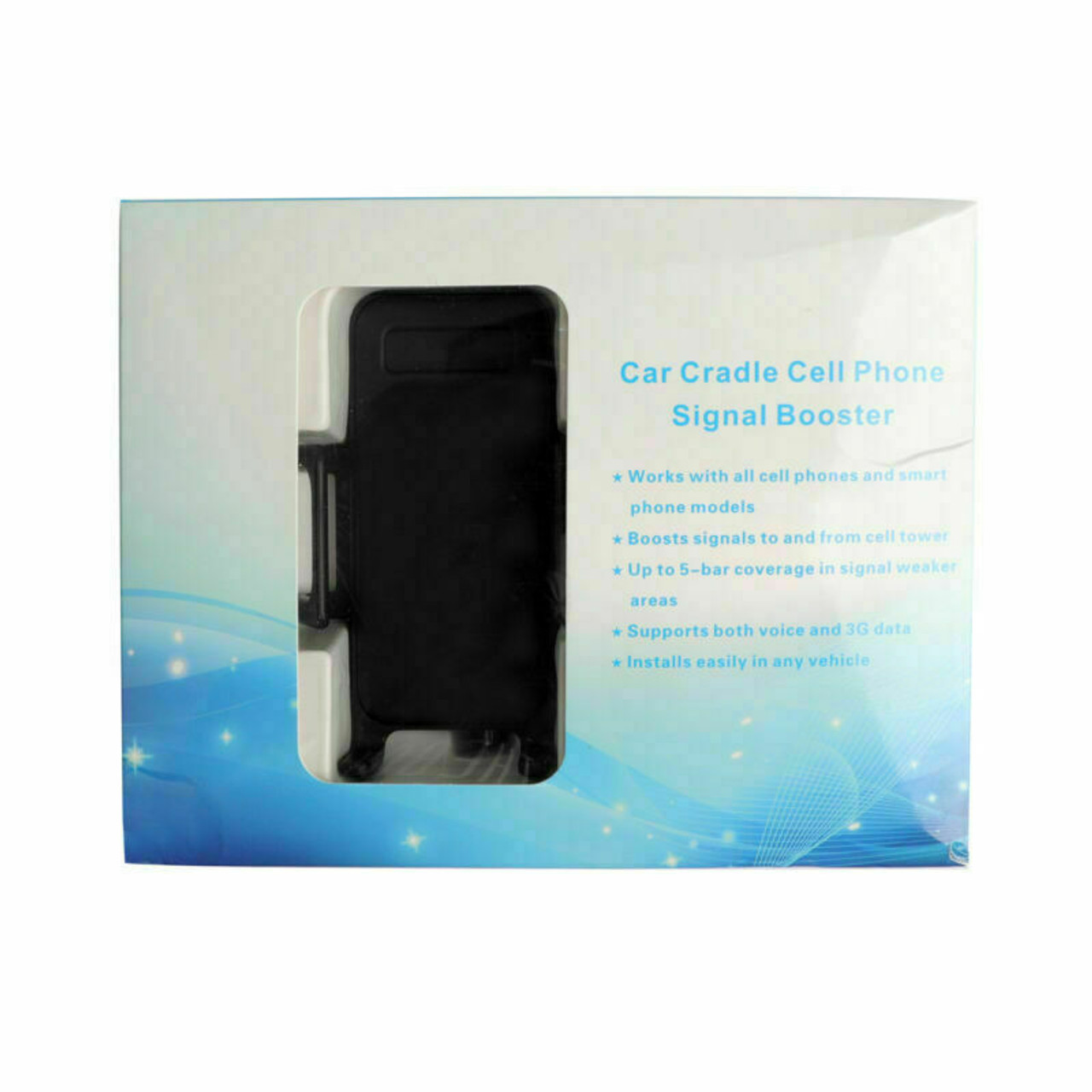 Car Repeater Cradle Phone WCDMA Signal Booster Cell 1900/2100 MHz Kit AT