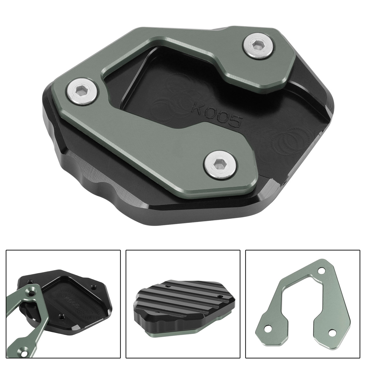 Kickstand Enlarge Plate Pad fit for Yamaha MT-09 MT 09 2021-2022 TI