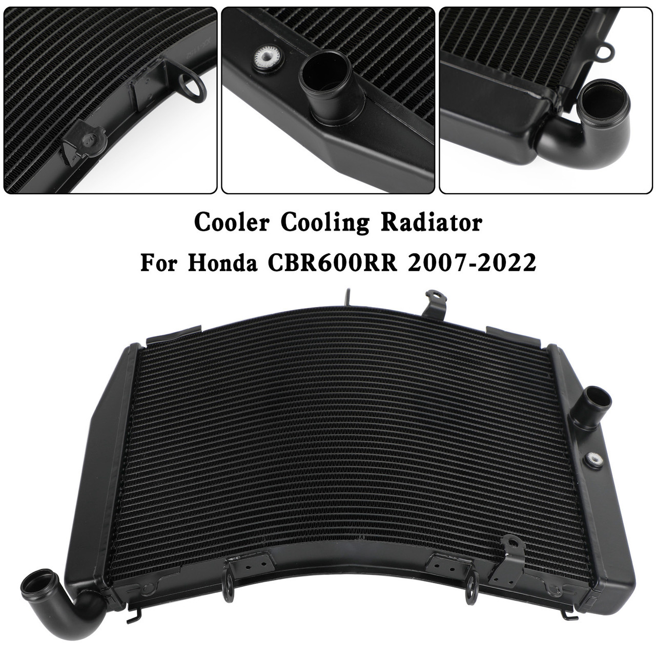 Aluminum Radiator Cooling Cooler For Honda F5 CBR600RR CBR 600RR 2007-2022