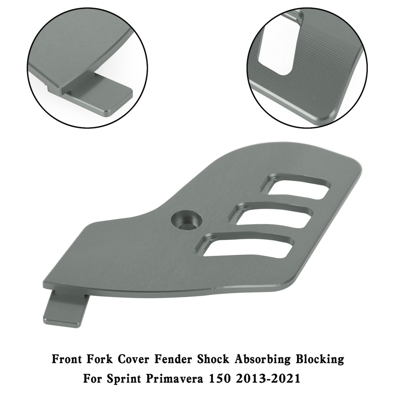 Front Fork Cover Fender Shock Absorbing Blocking For Vespa Sprint Primavera 150 TI