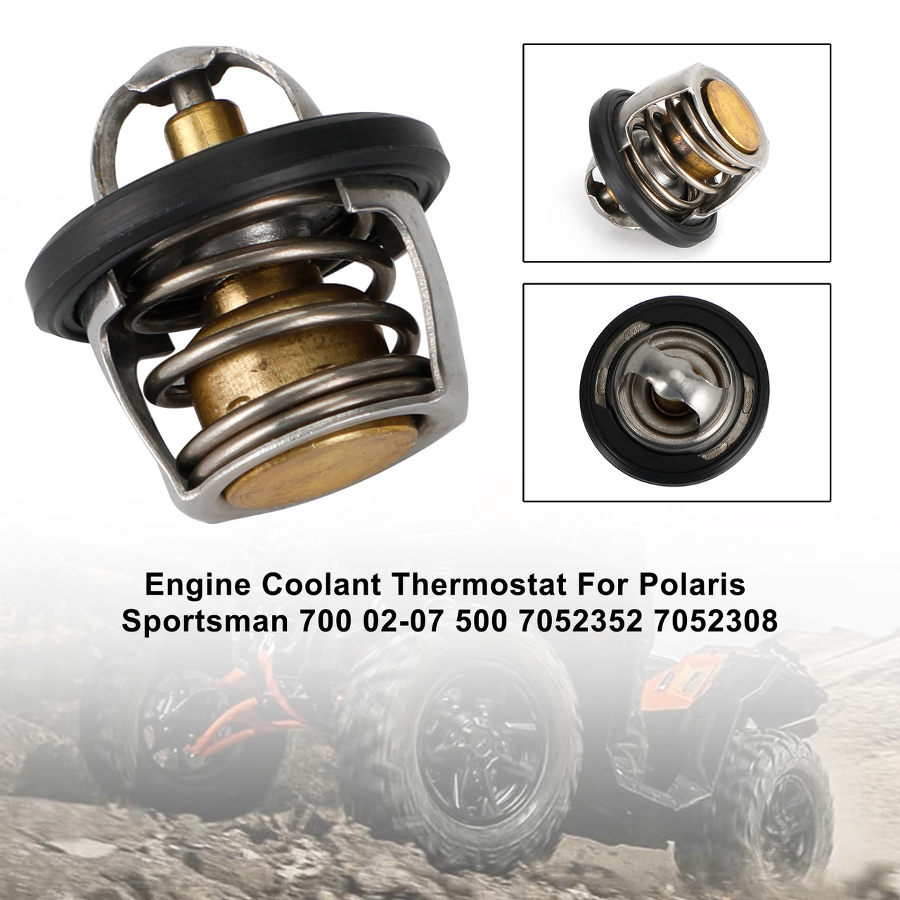 Engine Coolant Thermostat For Polaris Sportsman 700 02-07 500 7052352 7052308