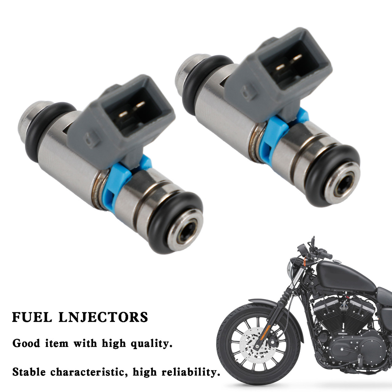 2PCS Fuel Injectors For Sportster Custom XL IWP181 27706-07A 994635-3731