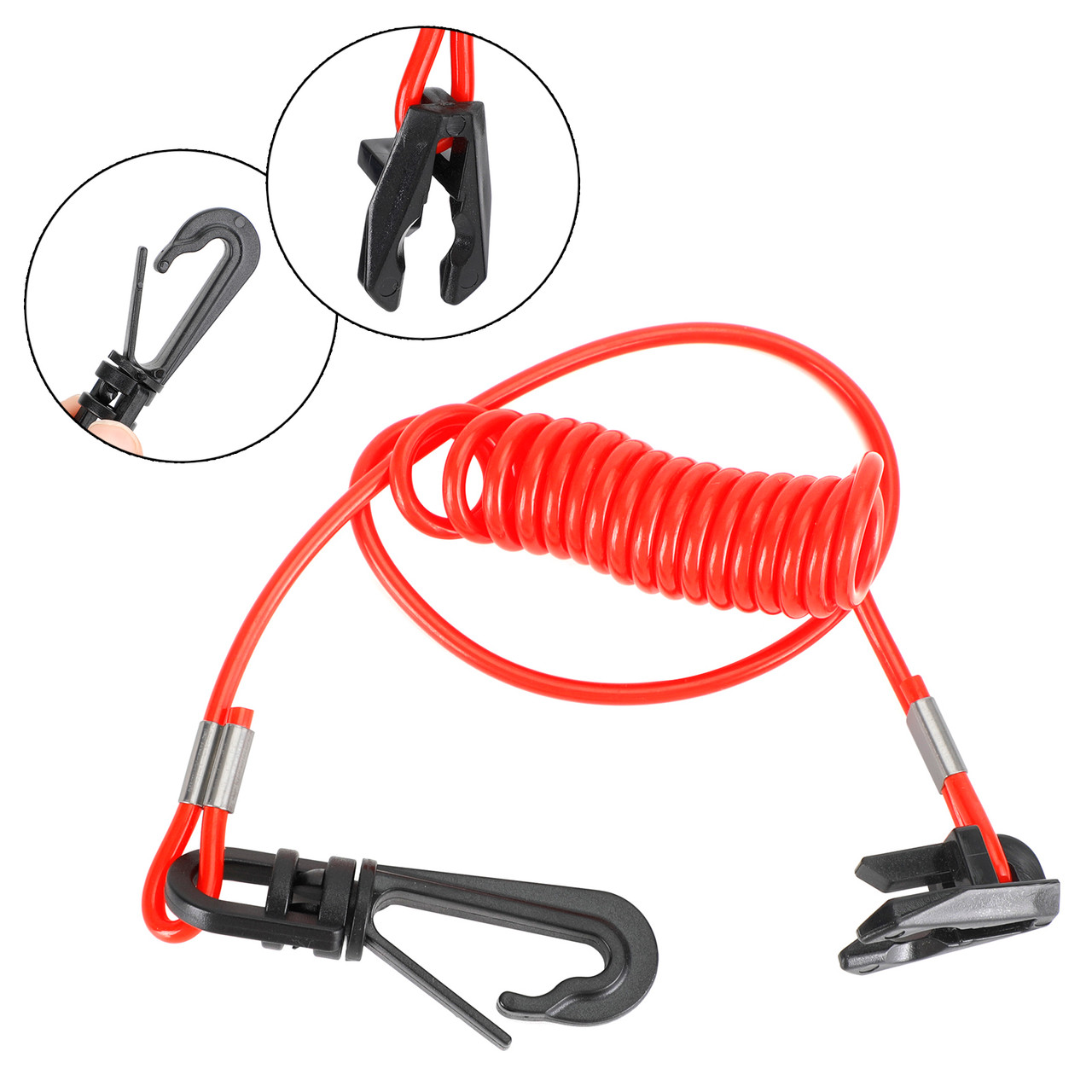 STOP SWITCH CLIP & LANYARD fit for Johnson Evinrude 0432230 432230