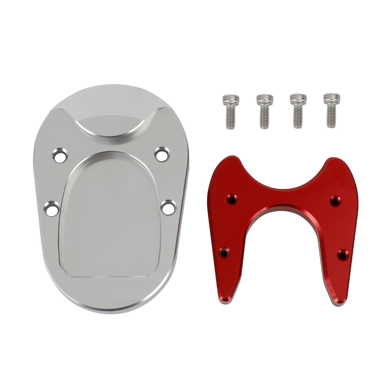 Kickstand Enlarge Plate Pad fit for Vespa GTS300 2013?2020 Red