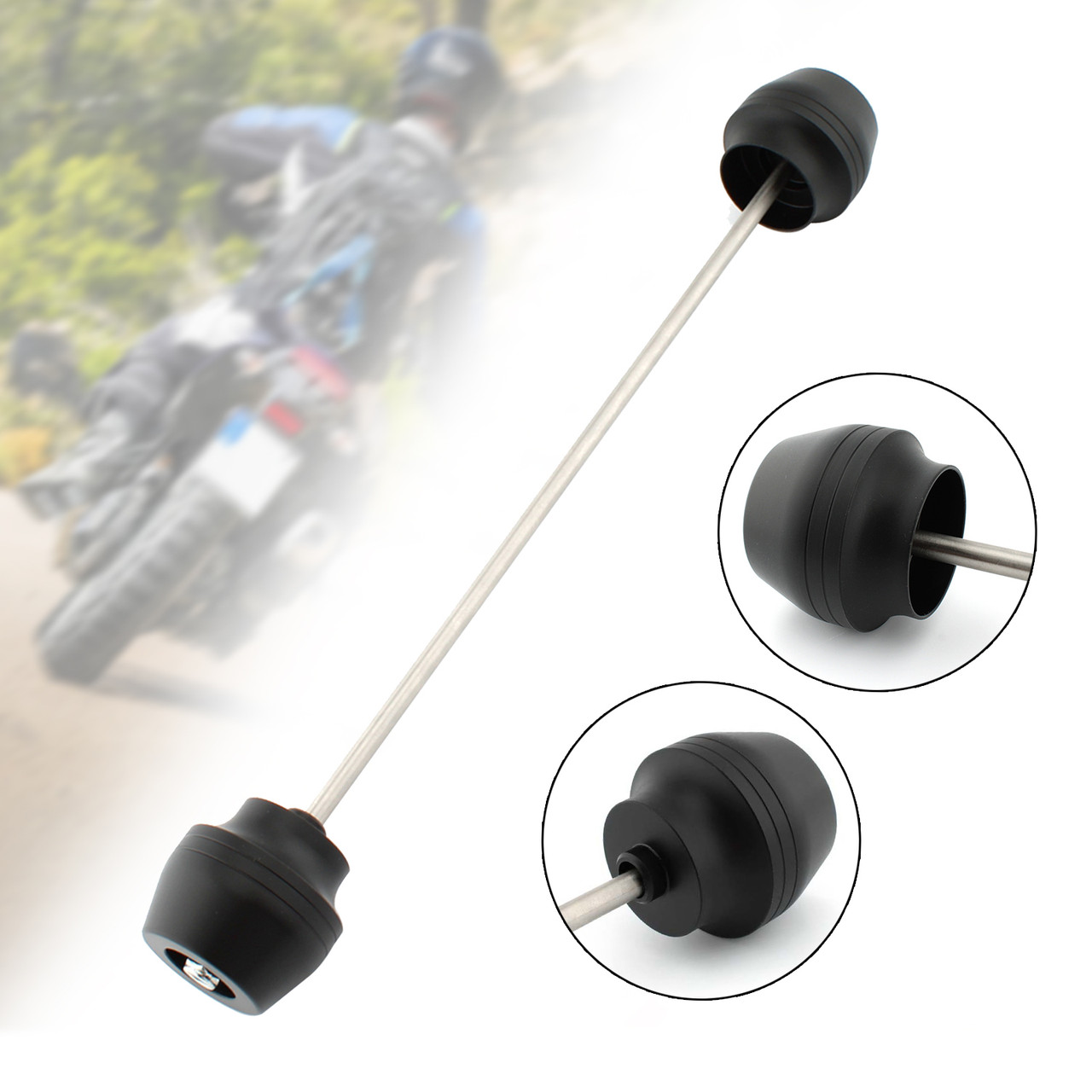 Front Spindle Bobbins Wheel Slider Fit for YAMAHA Tenere 700 2020-2021