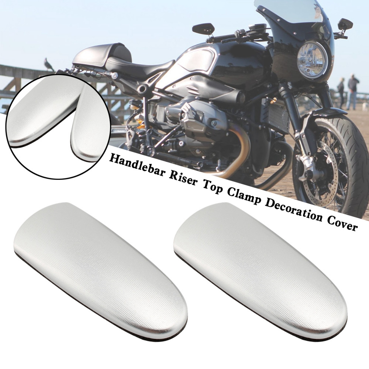 Aluminum Motorcycle Handlebar Riser Top Clamp Decoration Cover For BMW R nineT Aluminum Motorcycle Handlebar Riser Top Clamp Decoration Cover For BMW R nineT
