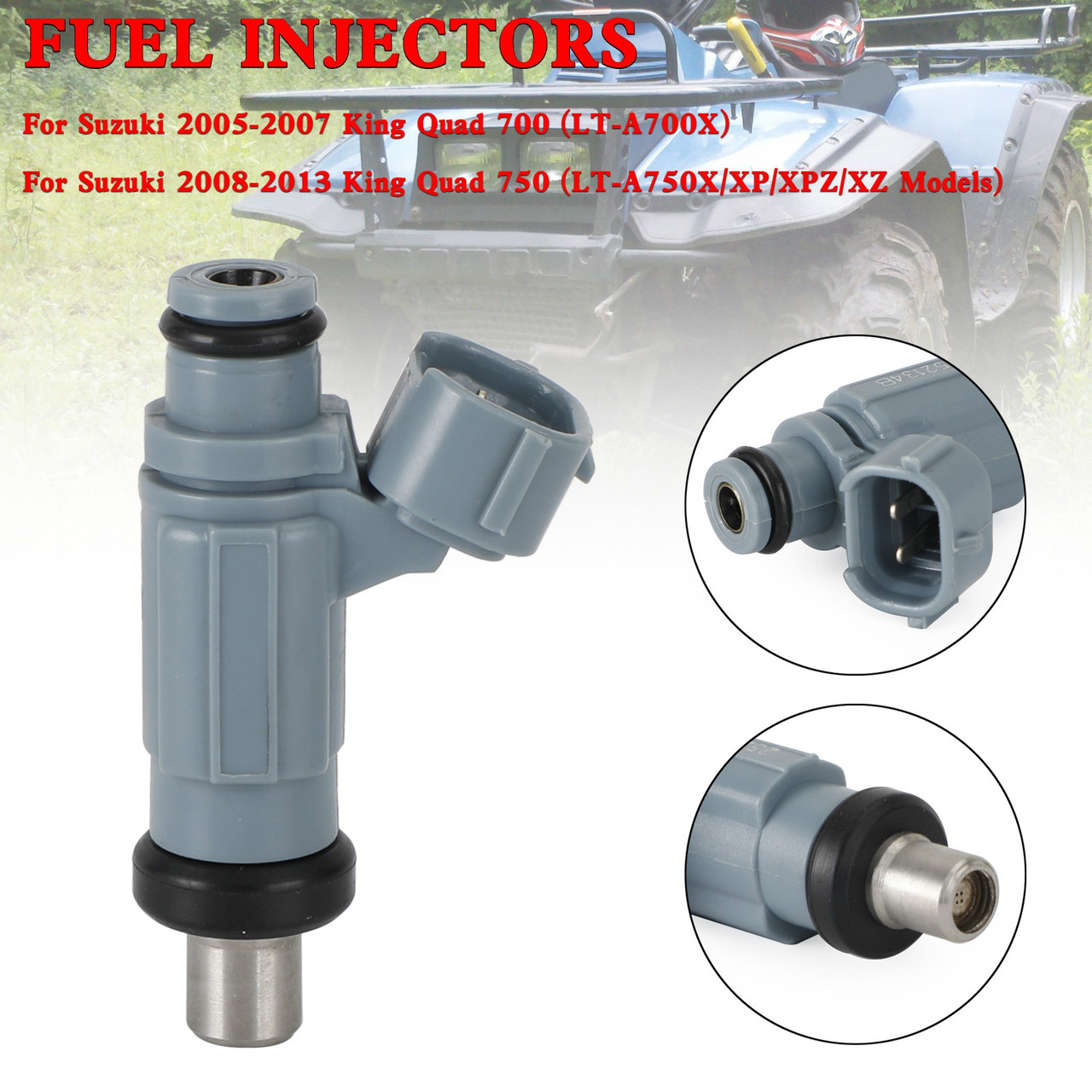 15710-31G01 Fuel Injector Nozzle For Suzuki King Quad 750 LT-A700 LT-A750 ATV