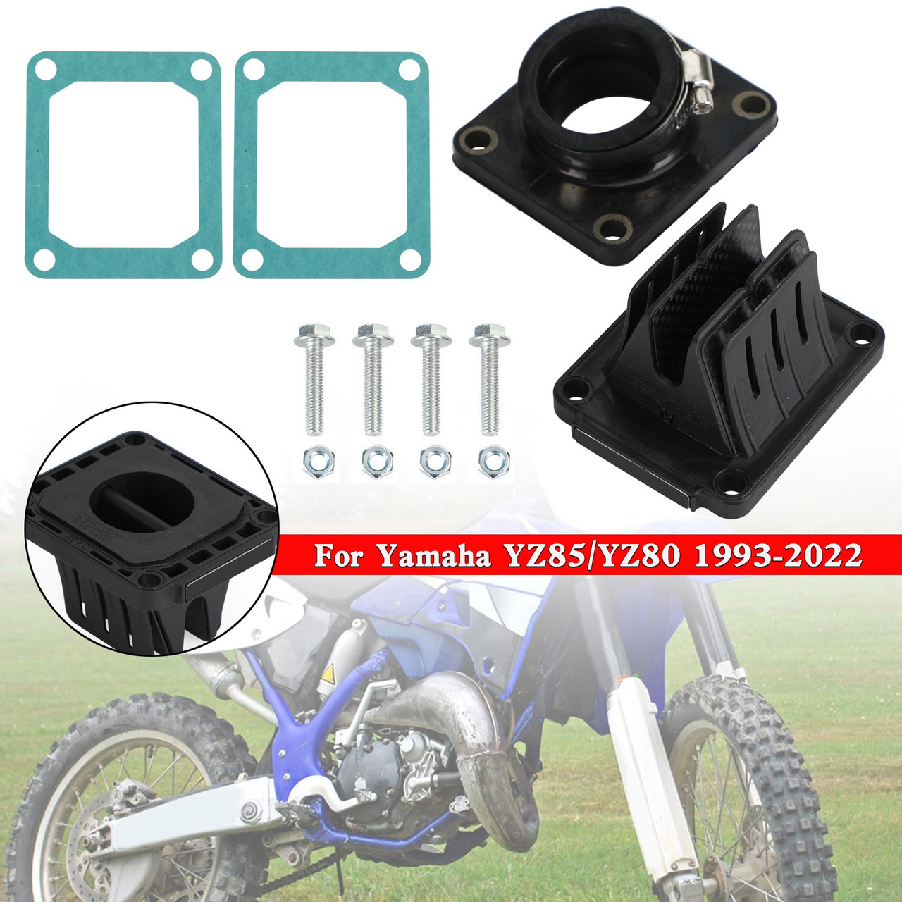 Reed Valve System V4R82A-I For Yamaha YZ85/YZ80 1993-2022 - Mad