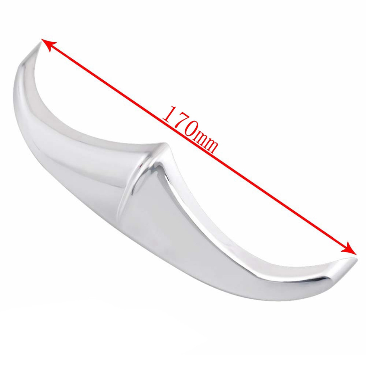 Front Fender Leading Edge Tip Trim Accent Chrome For Touring FLHX FLTR