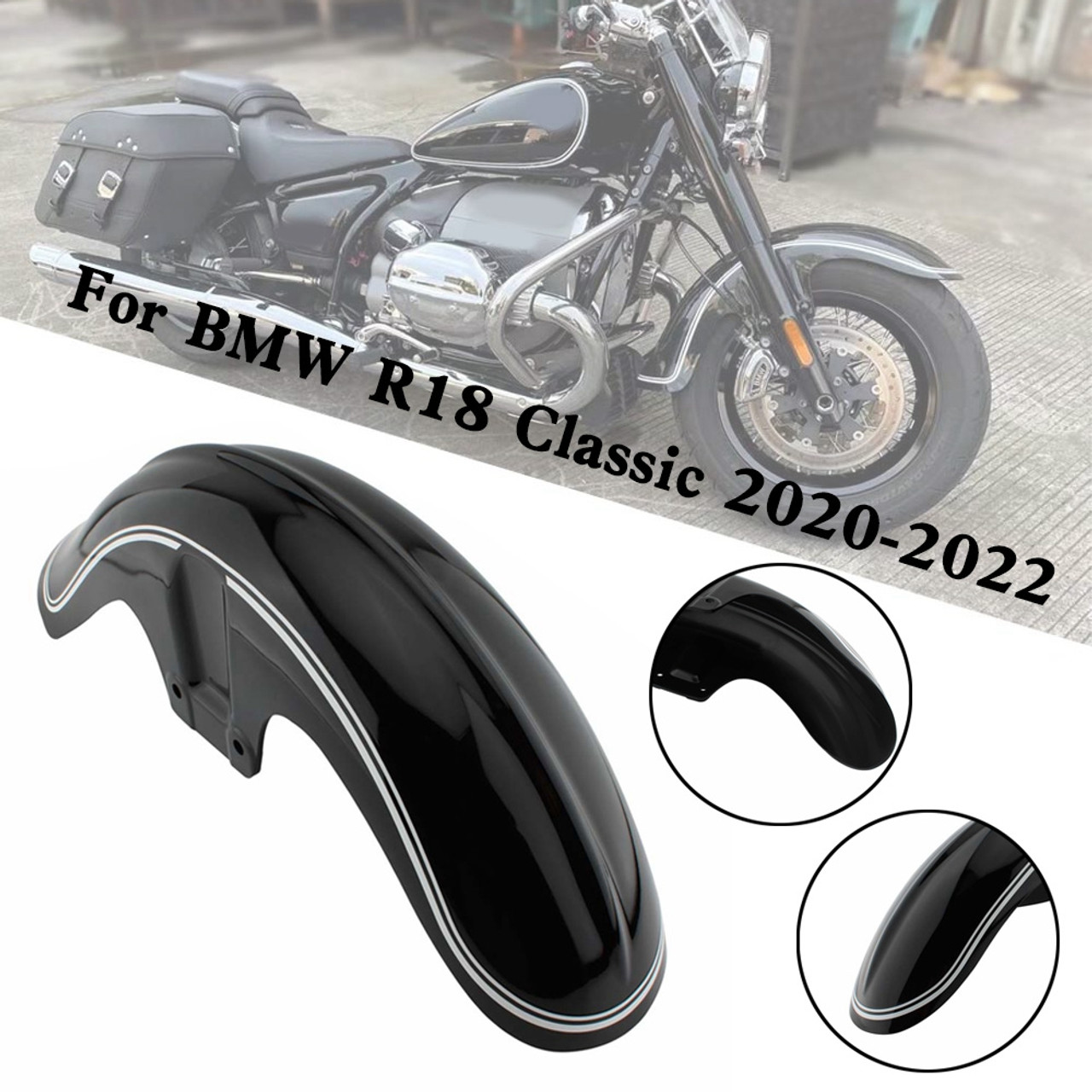 Front Wheel Fender Mudguard Splash Guard For BMW R18 Classic R 18 2020-2022 Blaw