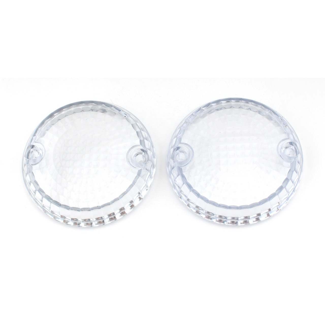 Turn Signals Indicators Lens Cover For Yamaha Kawasaki Vulcan 1500 VN Clear