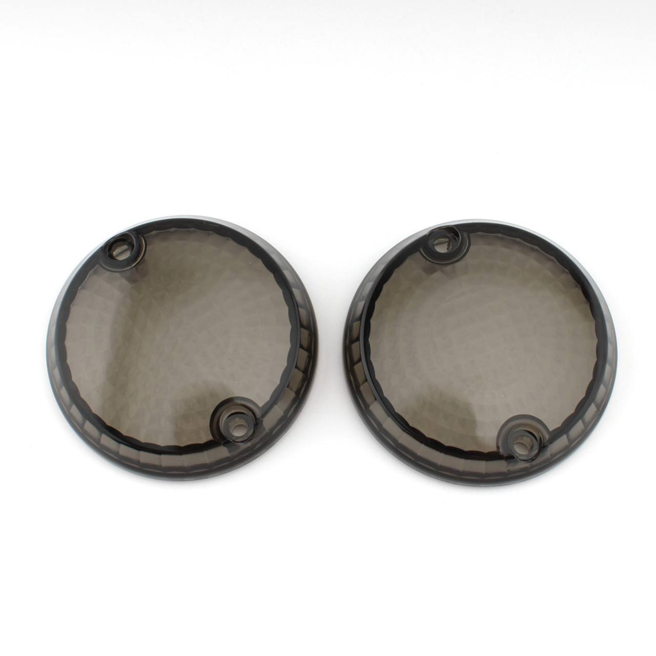 Turn Signals Indicators Lens Cover For Yamaha Kawasaki Vulcan 1500 VN Smoke