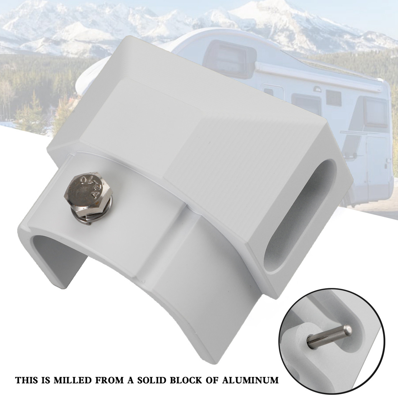 Alminum Replacement Part End Plug Solid For Dometic SUNCHASER II