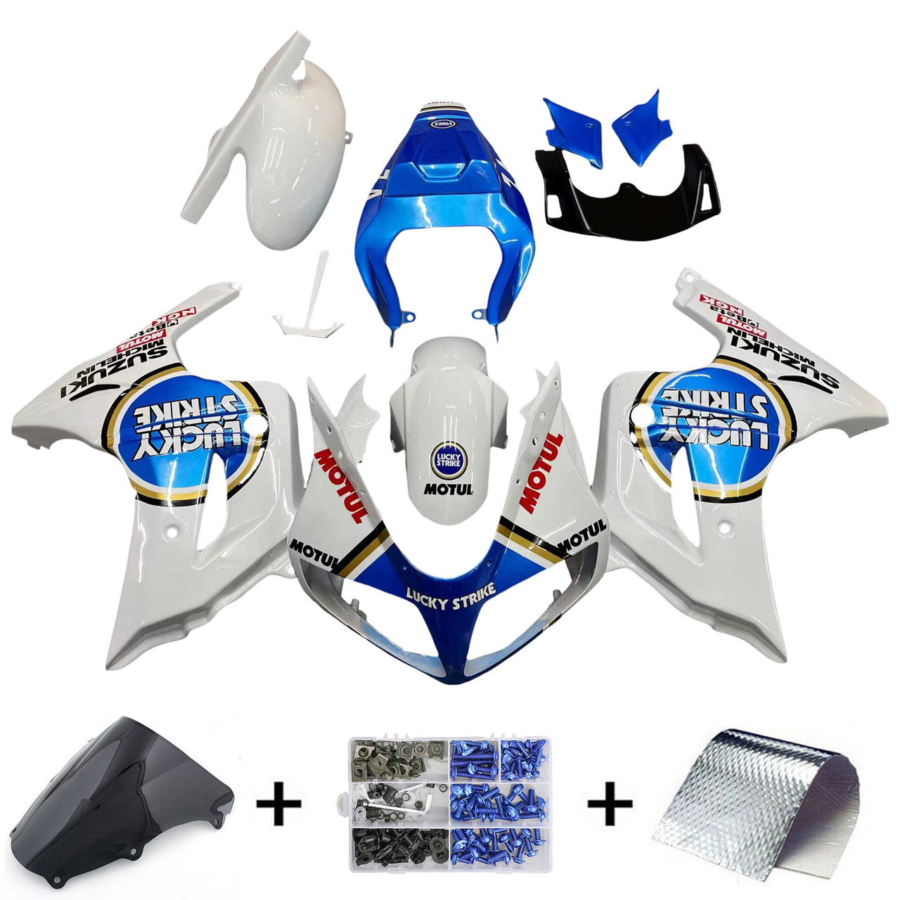 ラッキー Suzuki SV650 2003-2011 Amotopart Fairing Kit Generic #101
