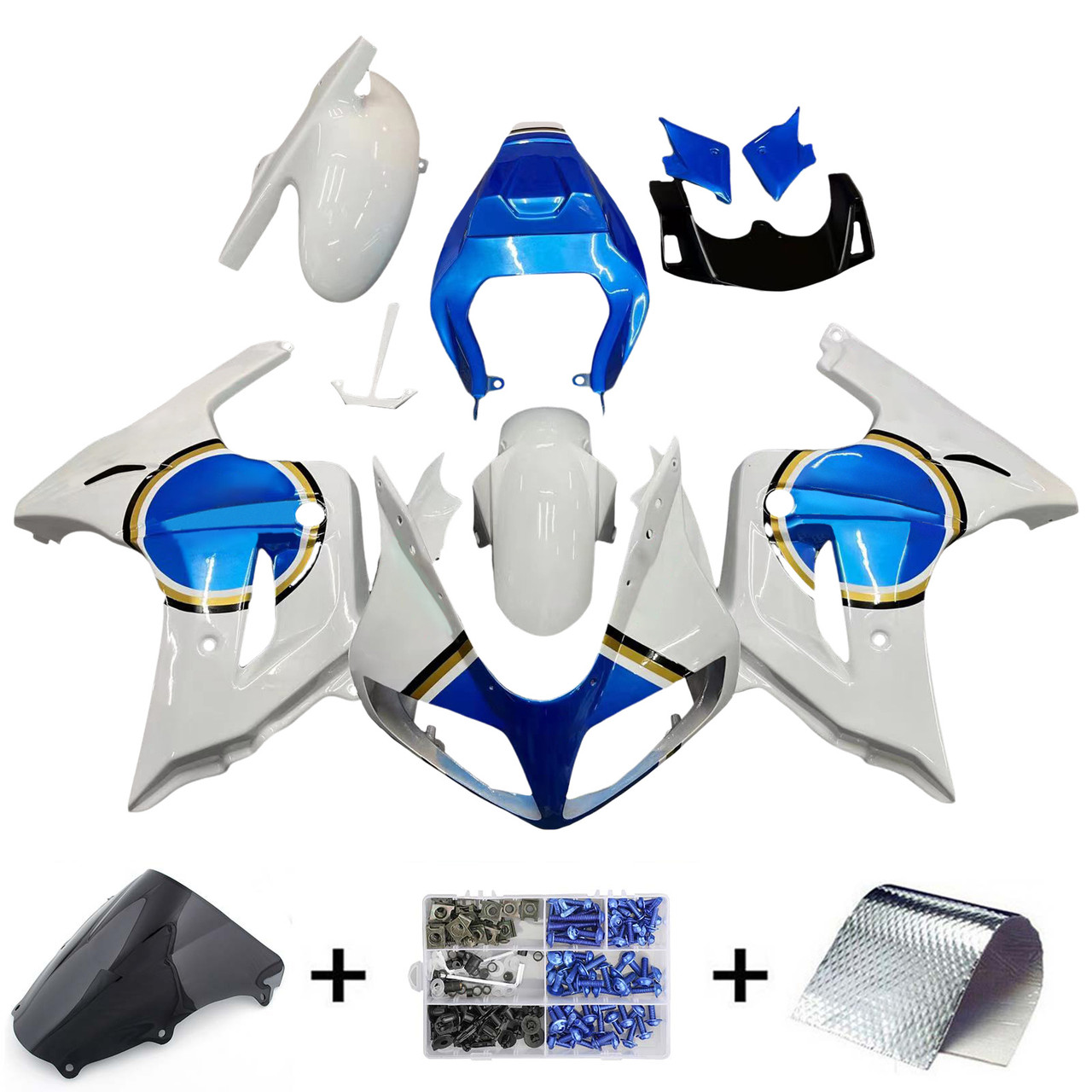 Suzuki SV650 2003-2011 Amotopart Fairing Kit Generic #101 - Mad