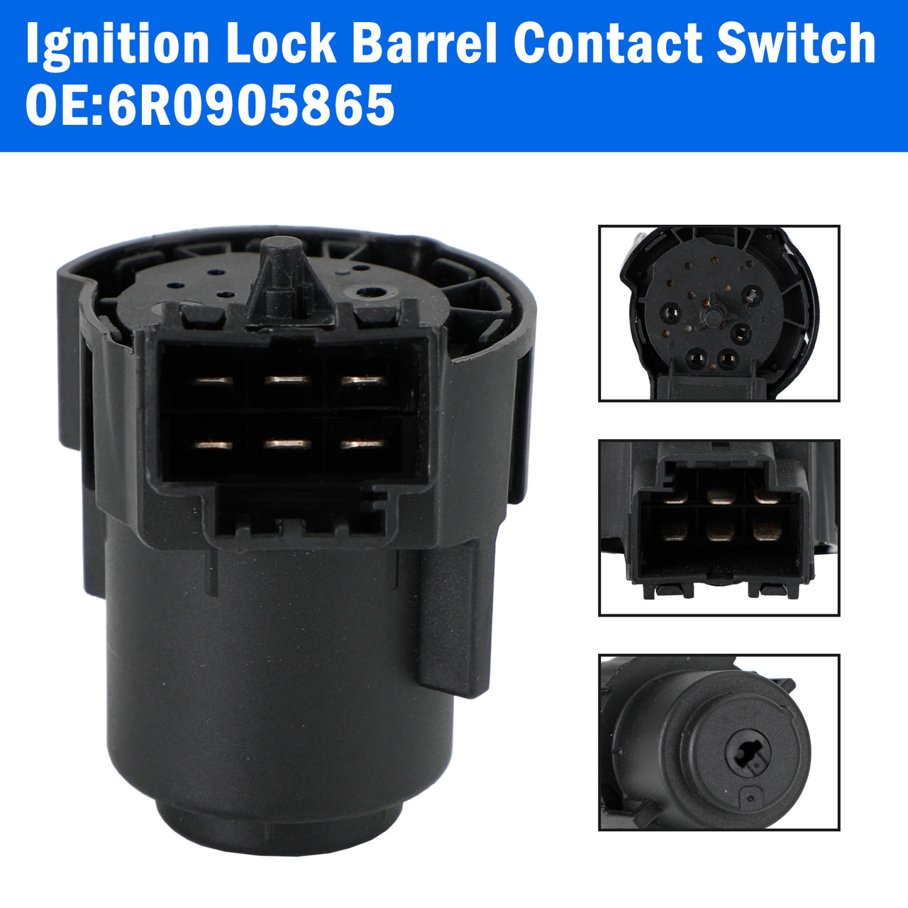 Ignition Lock Barrel Contact Switch for VW Polo UP Transporter 6R0905865