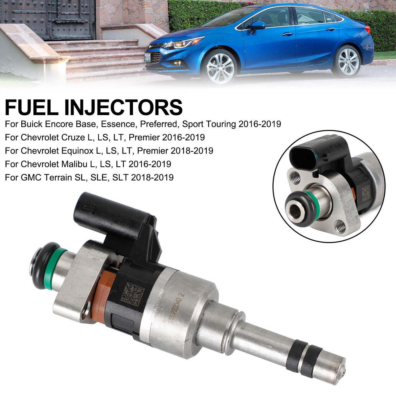 1PCS Fuel Injectors 55577403 Fit GMC 16-19 Fit Chevry Cruze Malibu 1.4L 1.5L L4