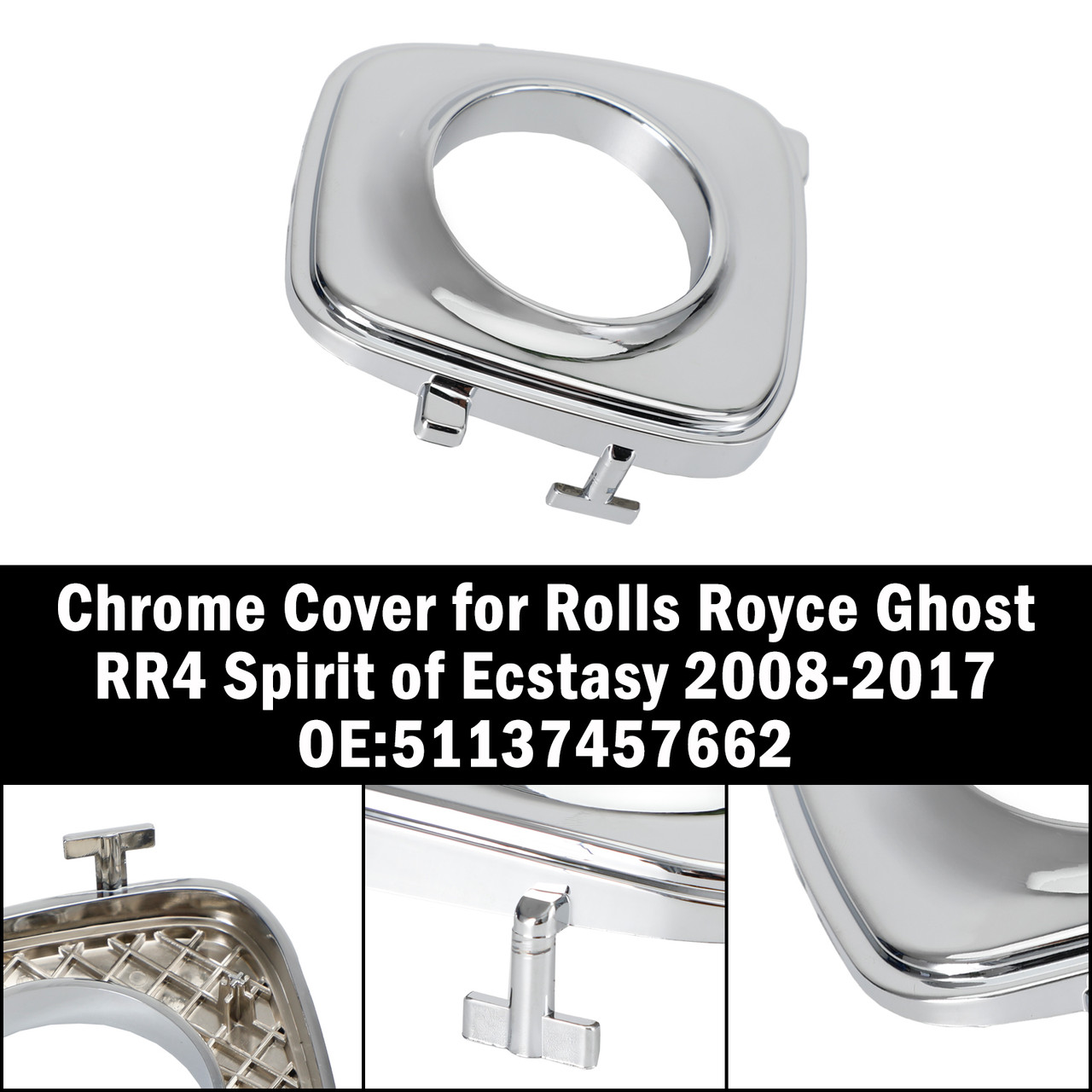 Chrome Cover for Rolls Royce Ghost RR4 Spirit of Ecstasy 2008-2017 51137457662