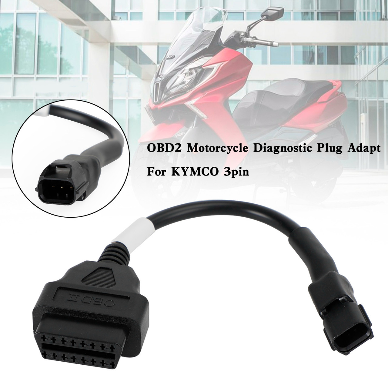 Suzuki Motorcycle Diagnostic Tool OBD2 to 6 Pin Adapter Cable