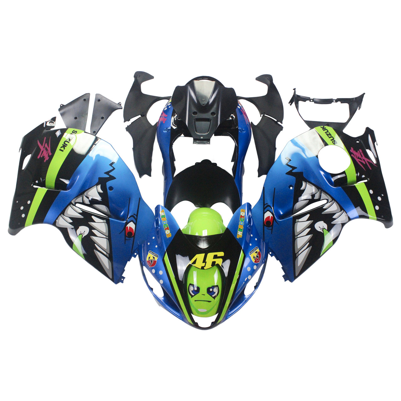 Suzuki Hayabusa GSX1300R 1999-2007 Amotopart Fairing Kit Generic #109