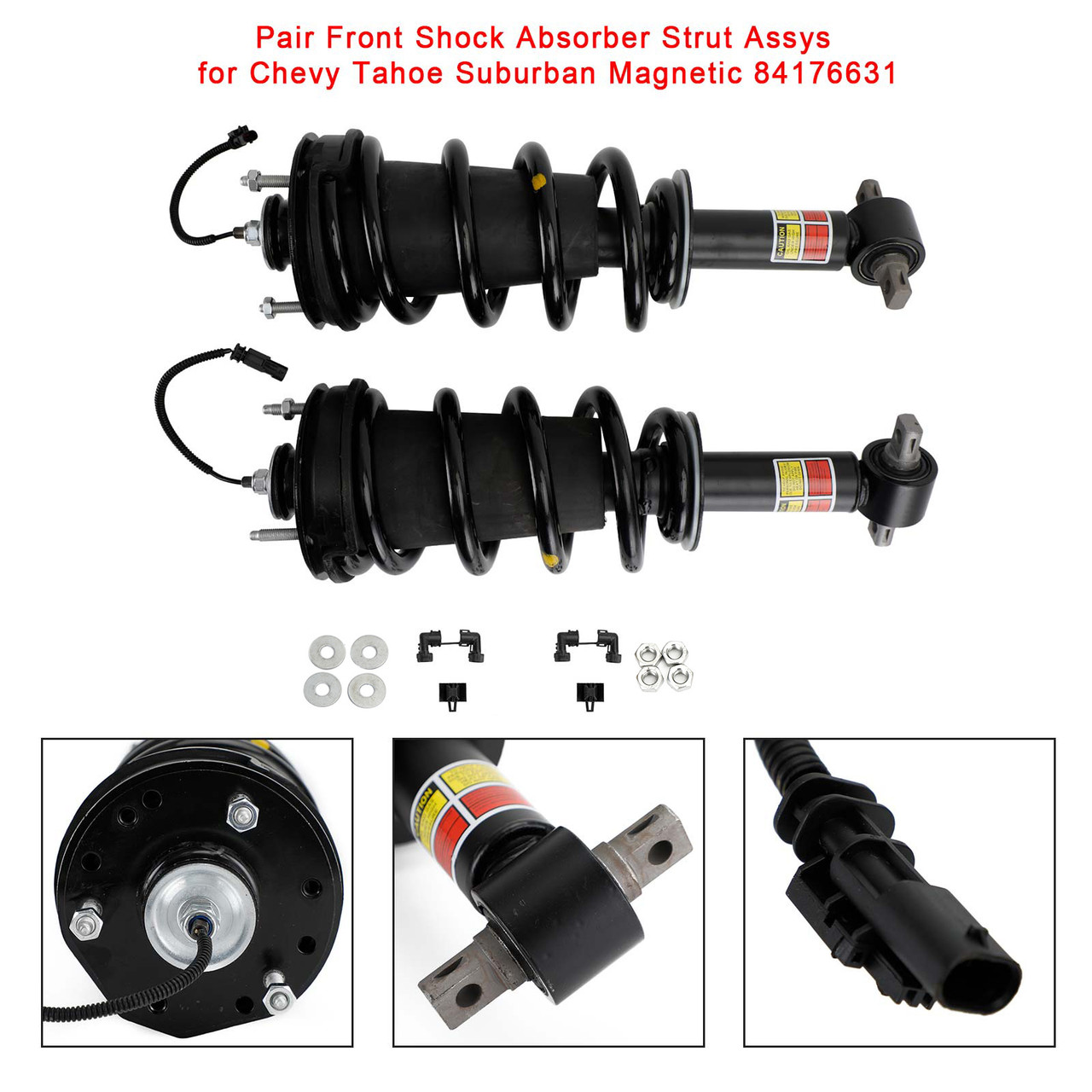 Pair 84061228 14-19 Chevrolet Silverado 1500 15-19 Suburban Front Shock Absorber Strut Assys