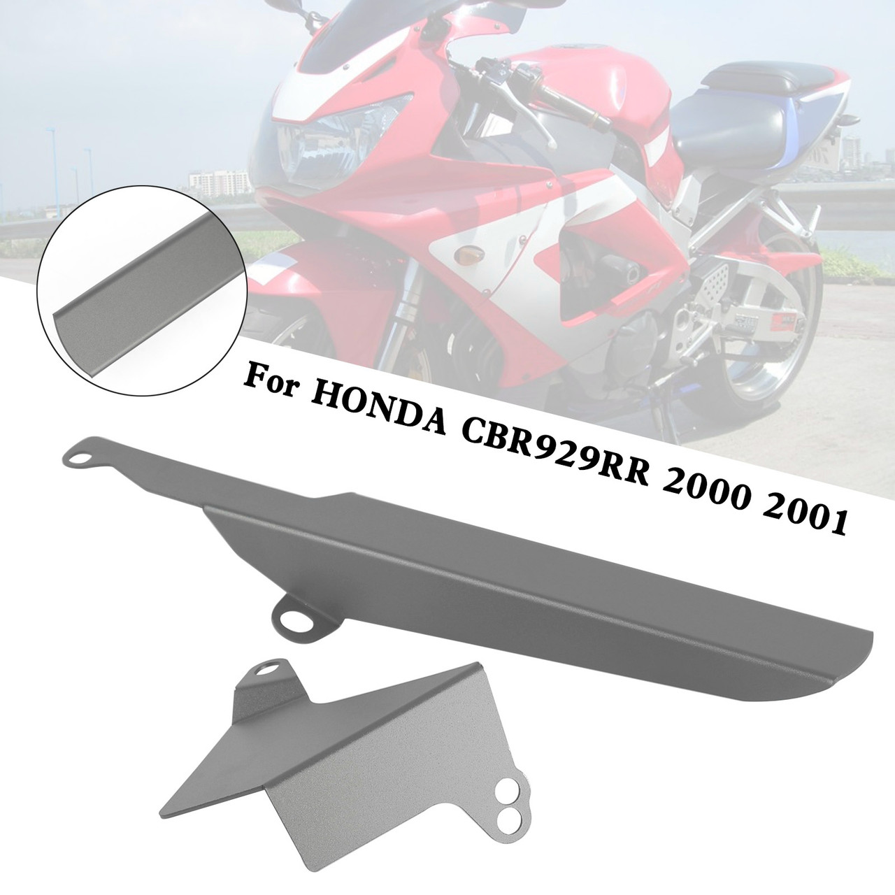 Rear Sprocket Chain Guard Protector Cover For HONDA CBR929RR 2000-2001 TI