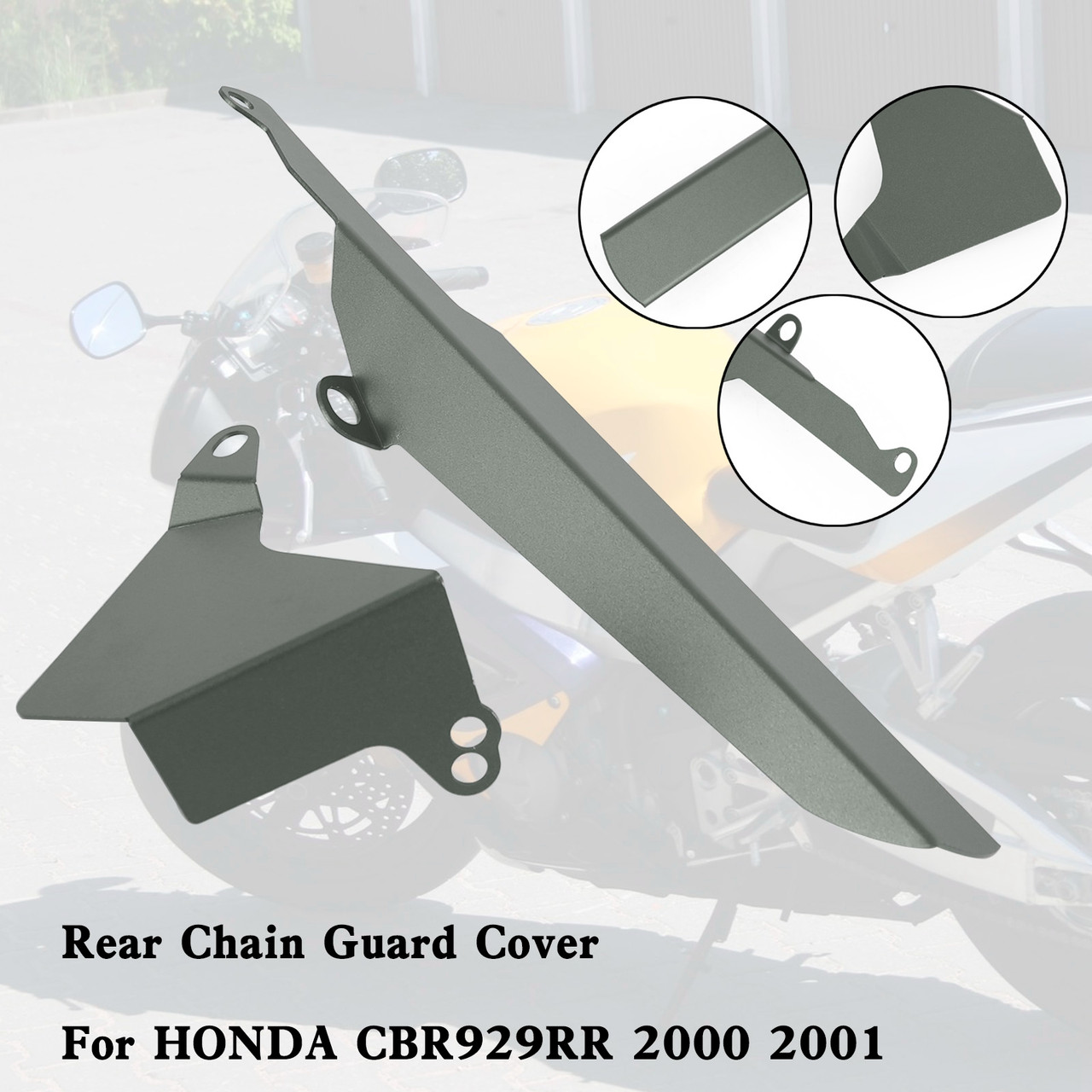 Rear Sprocket Chain Guard Protector Cover For HONDA CBR929RR 2000-2001 TI