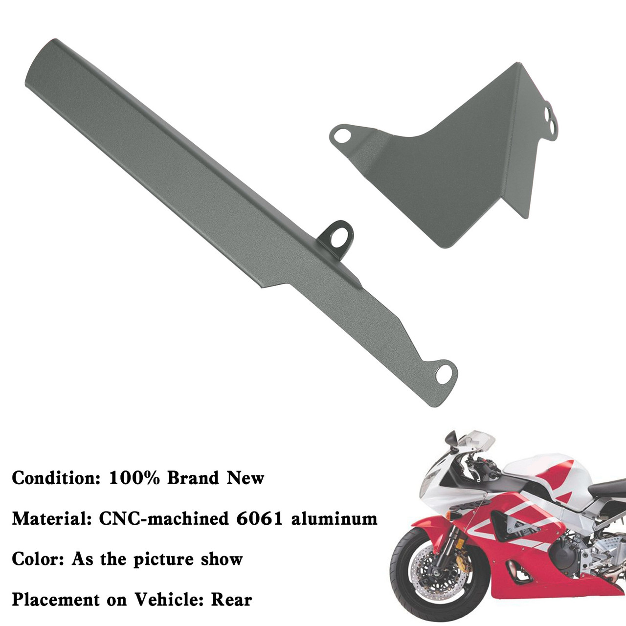 Rear Sprocket Chain Guard Protector Cover For HONDA CBR929RR 2000-2001 TI