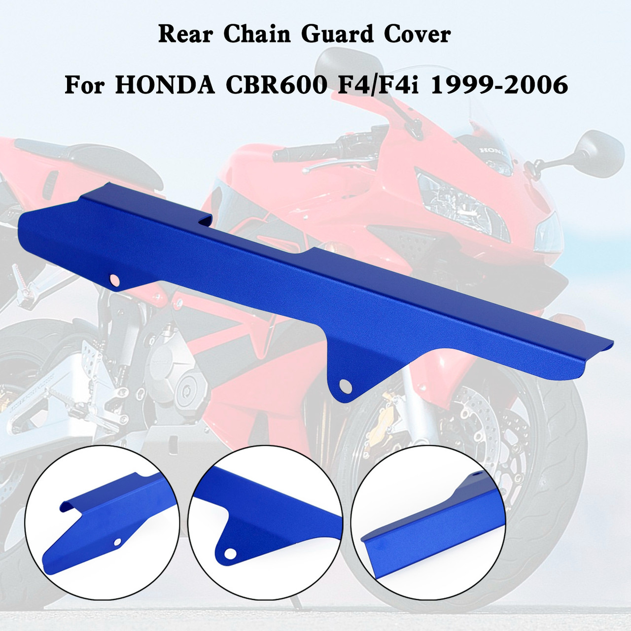 Sprocket Chain Guard Protector Cover For HONDA CBR 600 F4 F4i 1999-2006 Blue