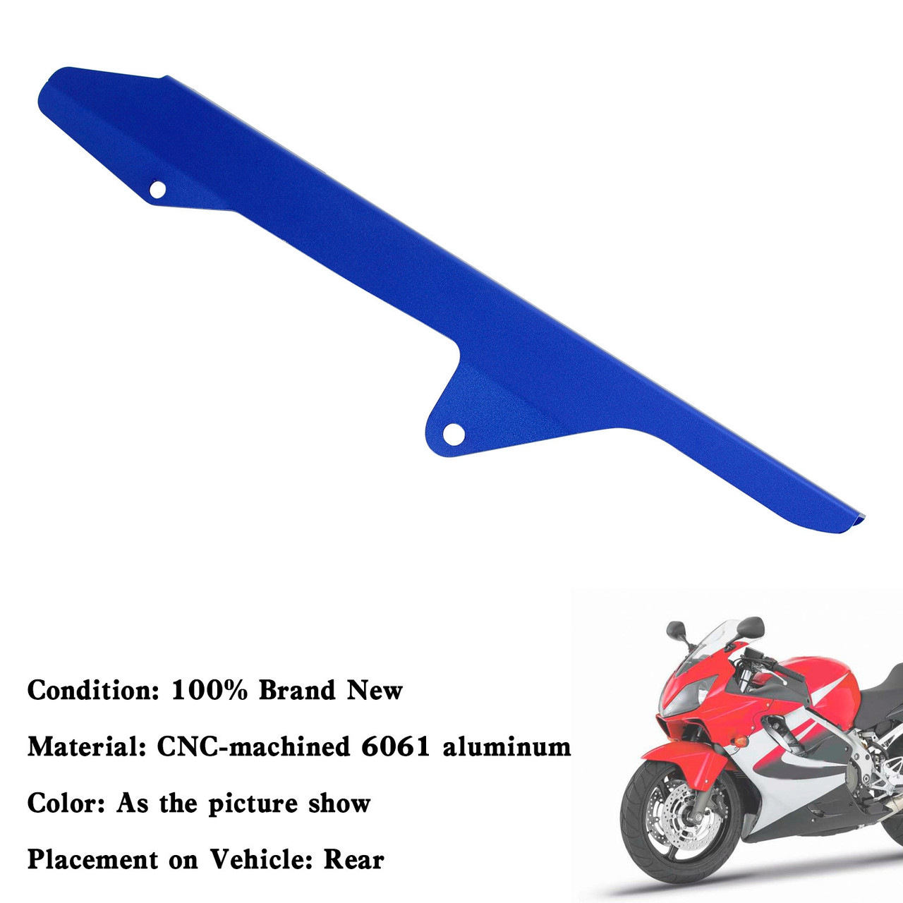 Sprocket Chain Guard Protector Cover For HONDA CBR 600 F4 F4i 1999-2006 Blue