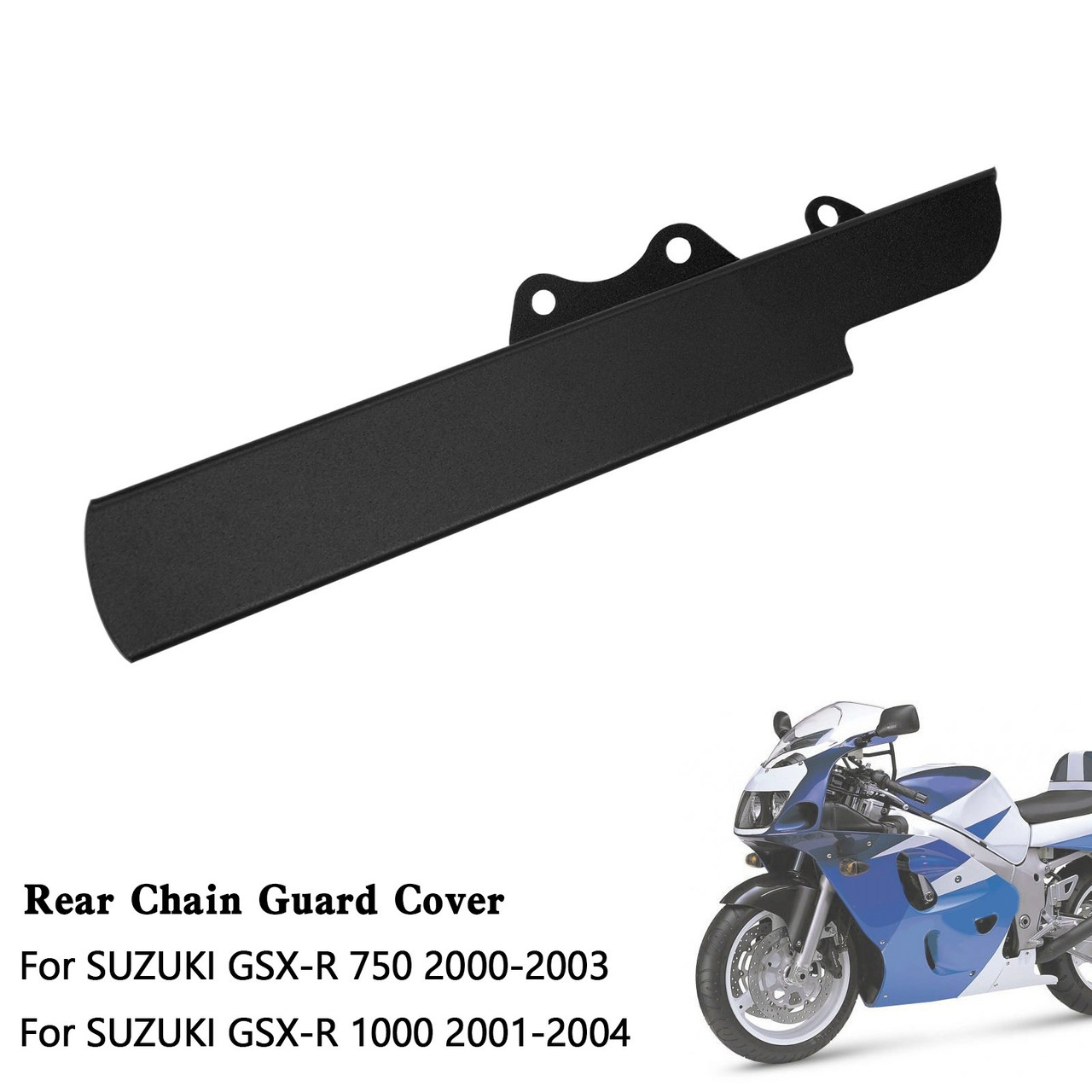 Sprocket Chain Guard Cover For SUZUKI GSXR 1000 GSX-R 750 2000-2003 Black