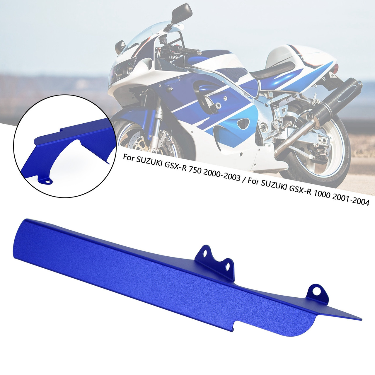 GSXR750 チェーンカバー Sprocket Chain Guard Cover For SUZUKI GSXR 1000 GSX-R 750 2000