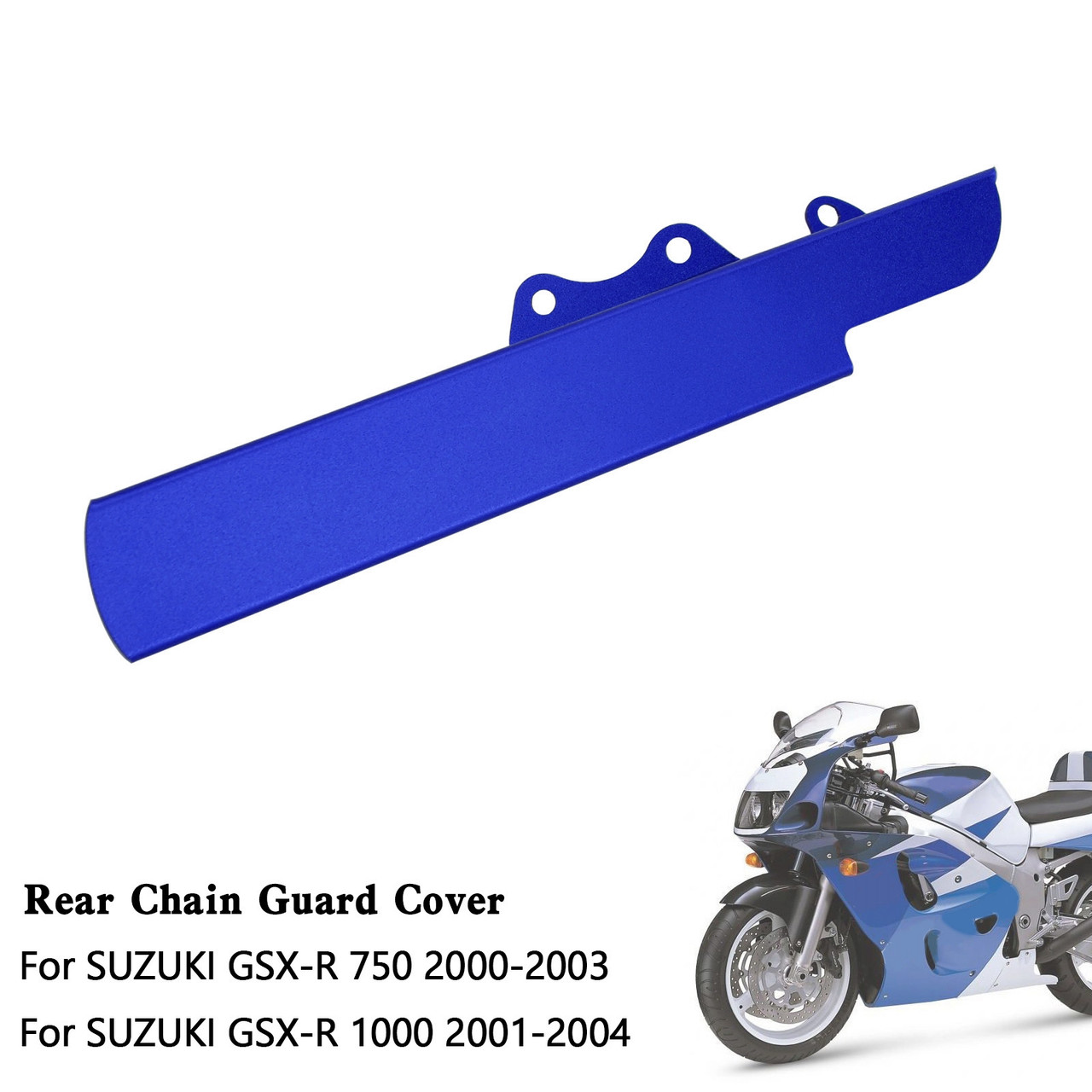 Sprocket Chain Guard Cover For SUZUKI GSXR 1000 GSX-R 750 2000-2003 Blue