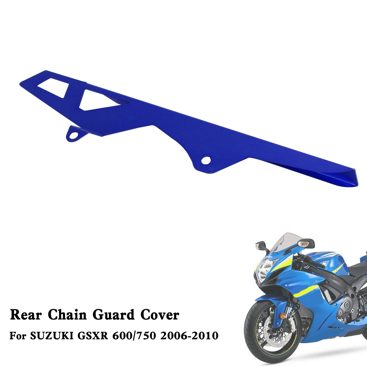 Sprocket Chain Guard Protector Cover For SUZUKI GSXR 600/750 2006-2010 Blue