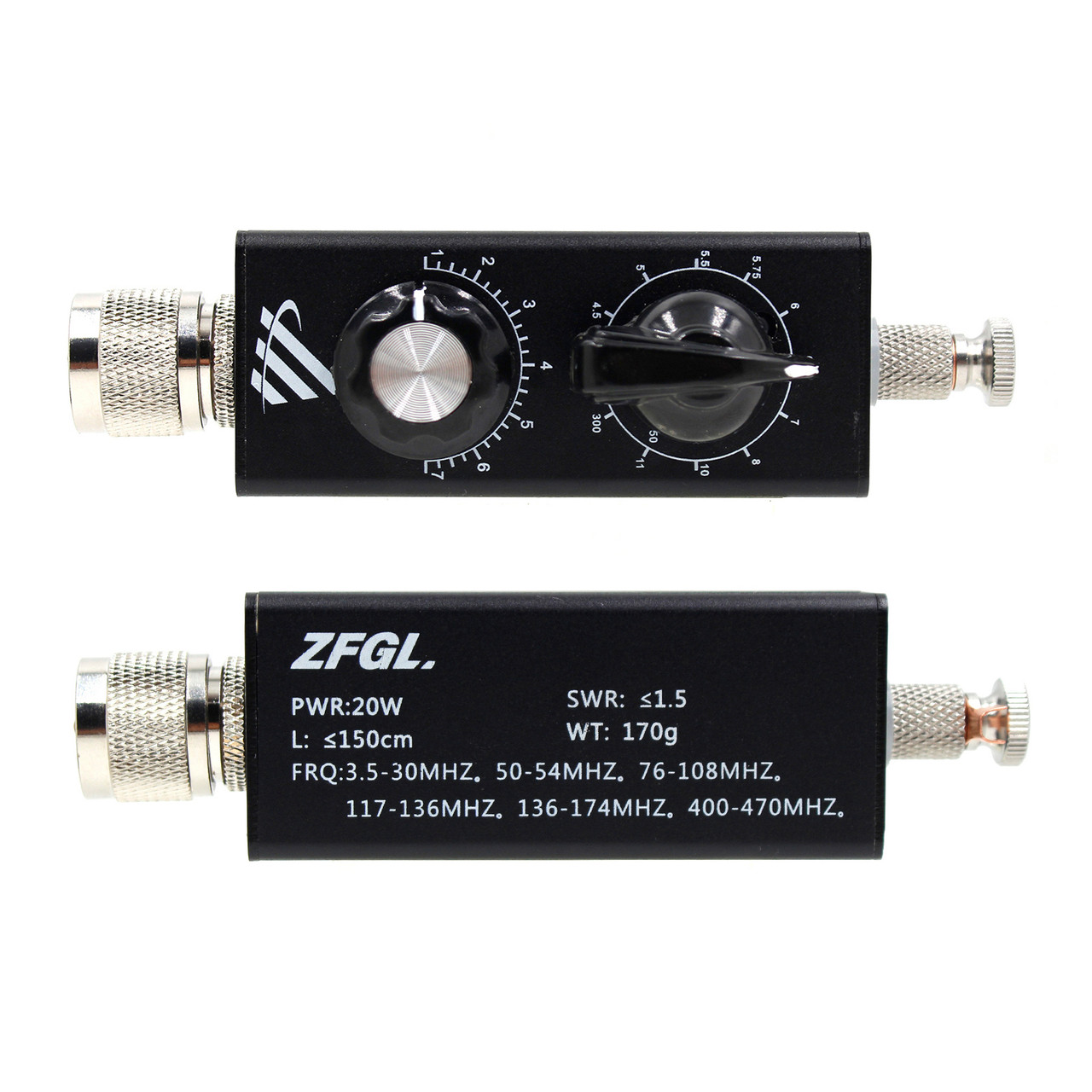 30W QRP Shortwave HF Antenna 5MHz-55MHz Full-Band Radio