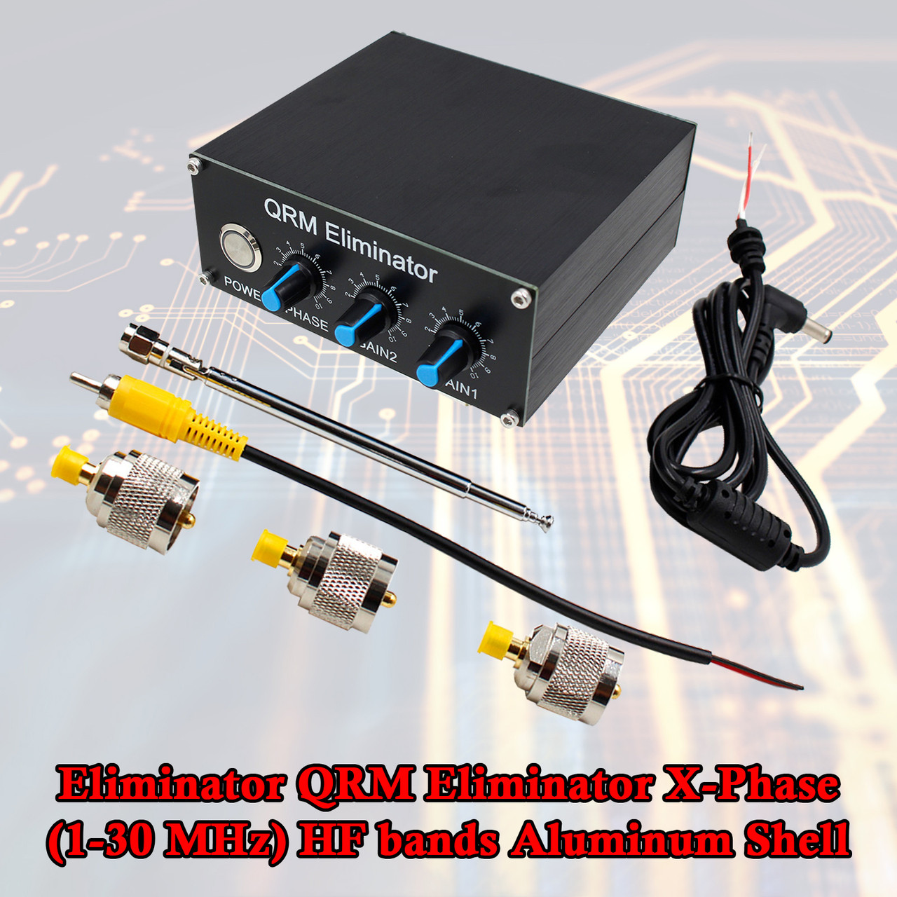Upgrade QRM Eliminator X-Phase HF Bands Second Generation 1-30 MHz