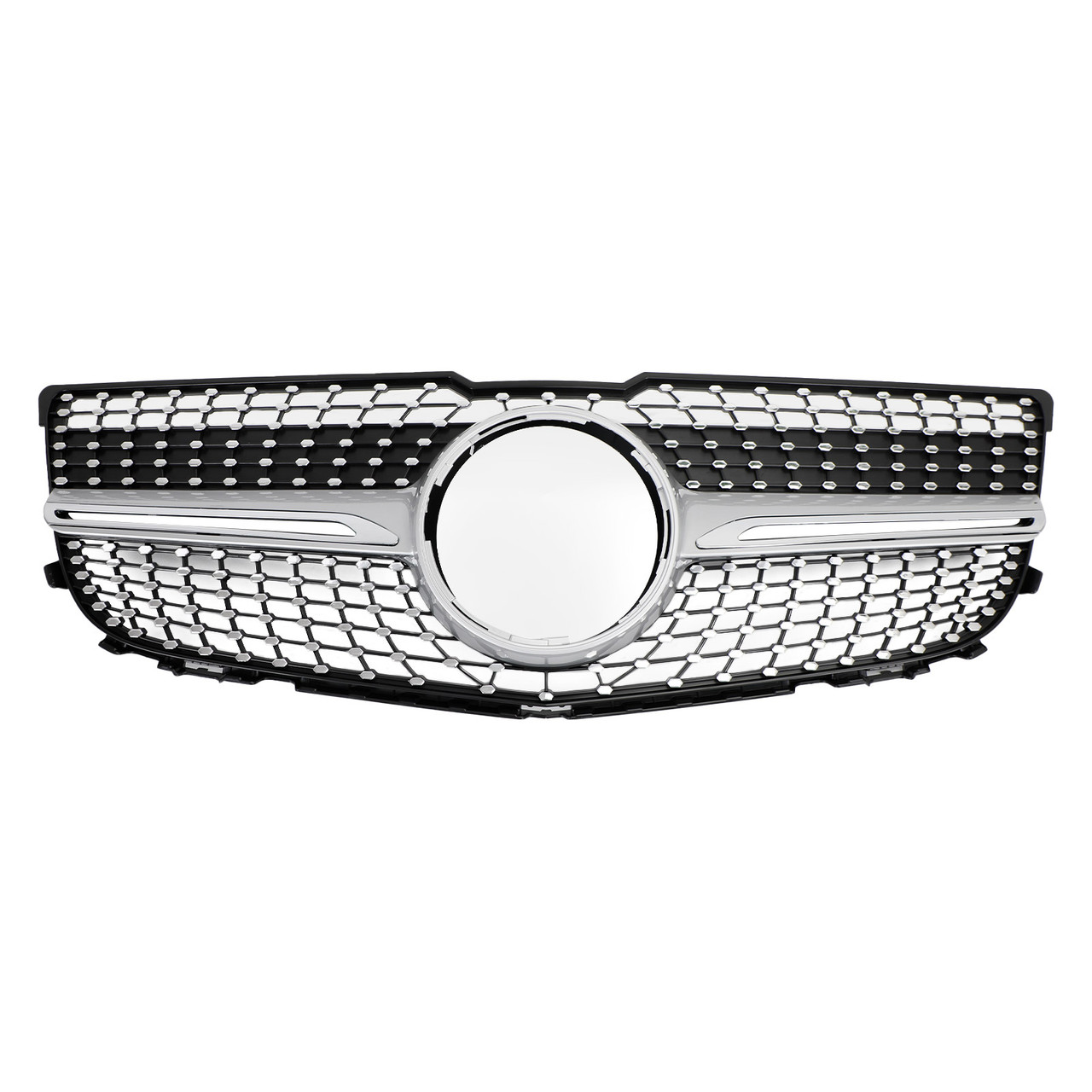 13-15 Mercedes-Benz X204 GLK250 GLK300 GLK350 Diamond Front Bumper Grille Grill 2048802983