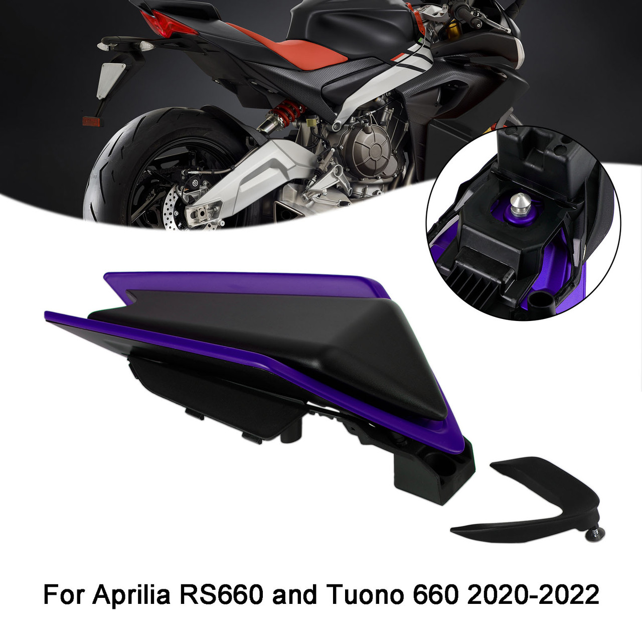 Rear Cowl Tail FAIRING Cover For Aprilia RS660 RSV4 Tuono 660 2020-2022 PUR