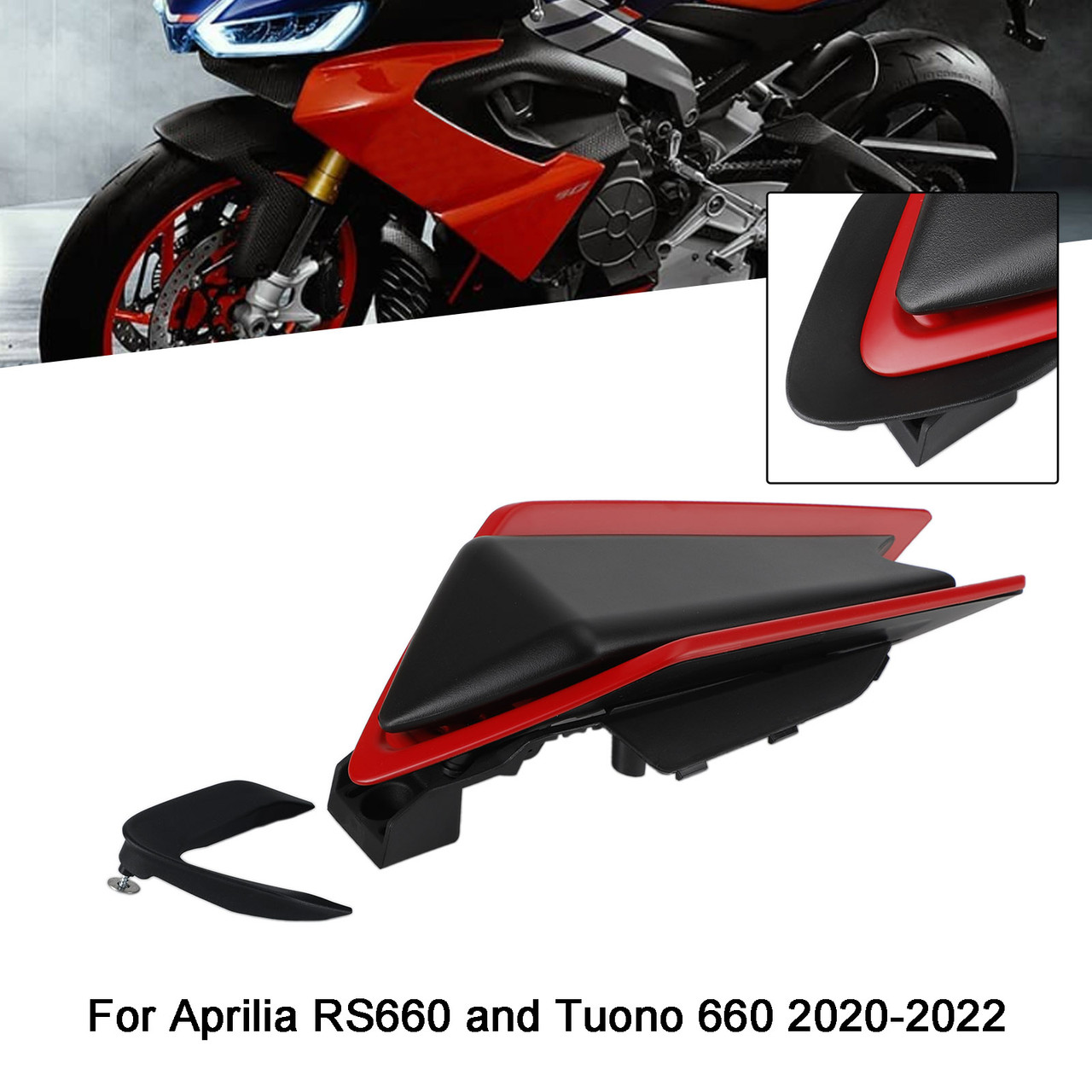 Rear Cowl Tail FAIRING Cover For Aprilia RS660 RSV4 Tuono 660 2020-2022 RBLK