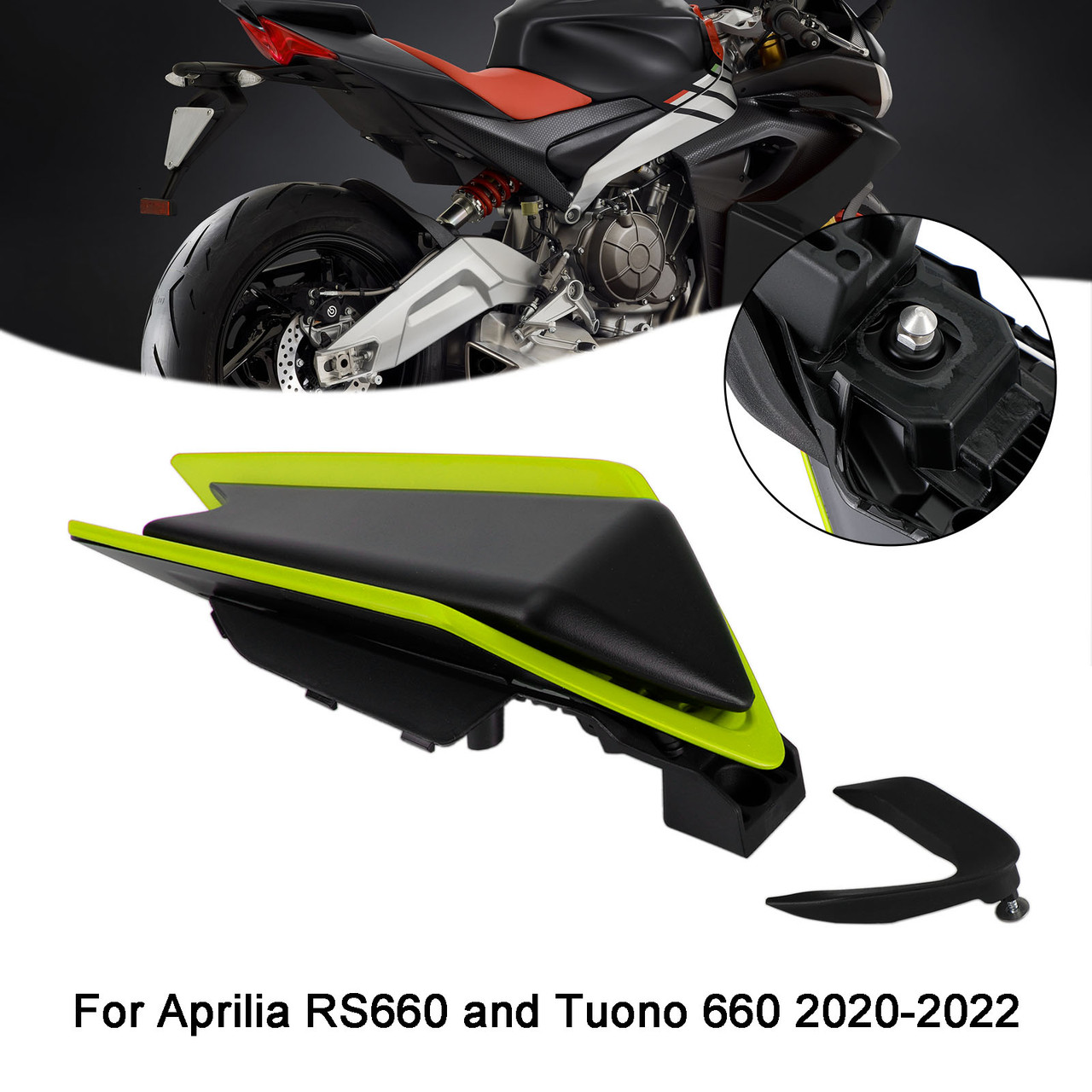 Rear Cowl Tail FAIRING Cover For Aprilia RS660 RSV4 Tuono 660 2020-2022 YEL