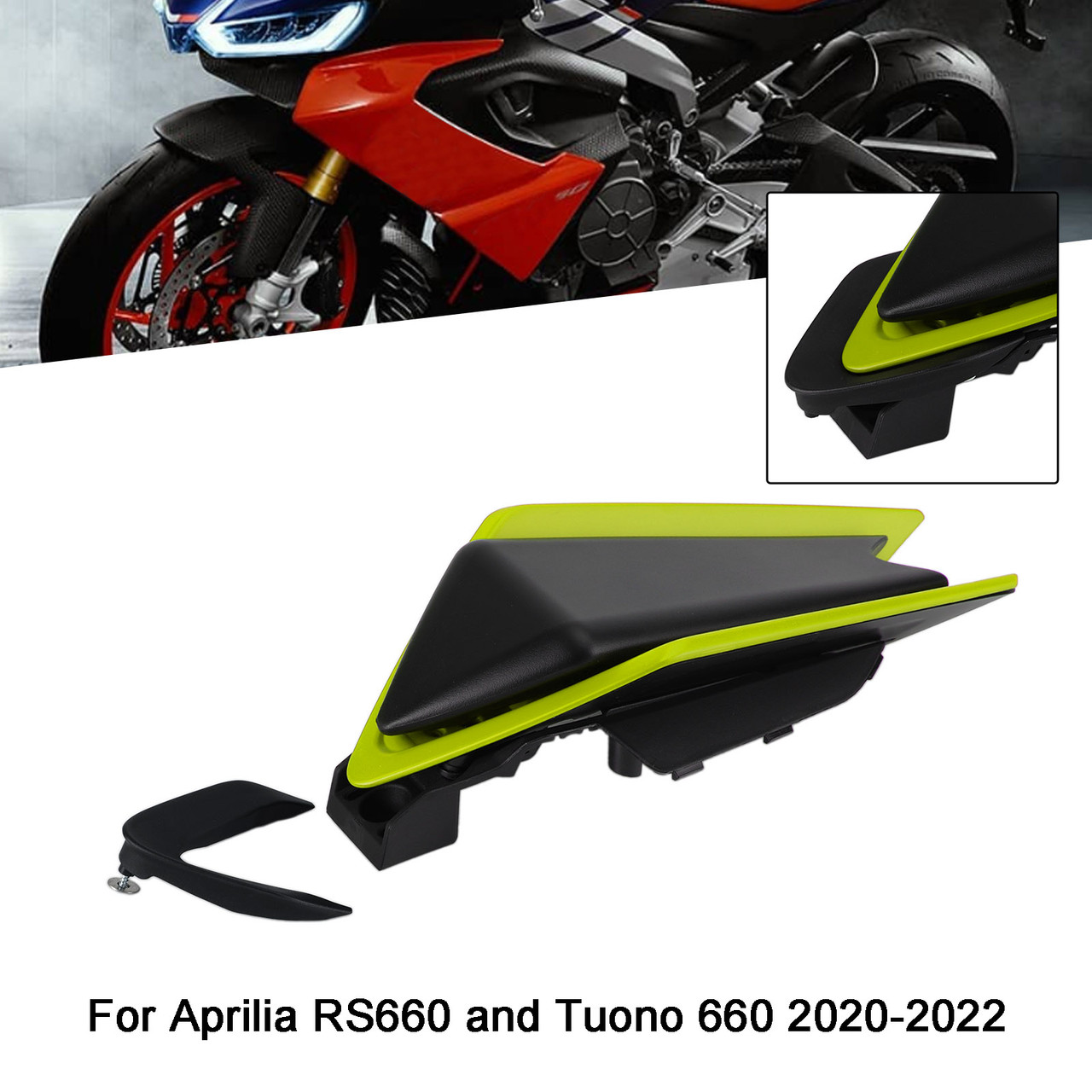 Rear Cowl Tail FAIRING Cover For Aprilia RS660 RSV4 Tuono 660 2020-2022 YEL