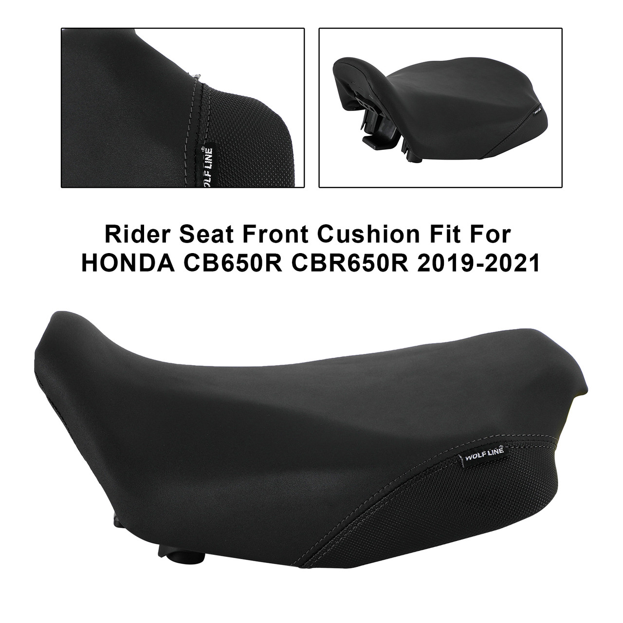 19-23 Honda CB650R CBR650R Rider Seat Front Cushion BLKA