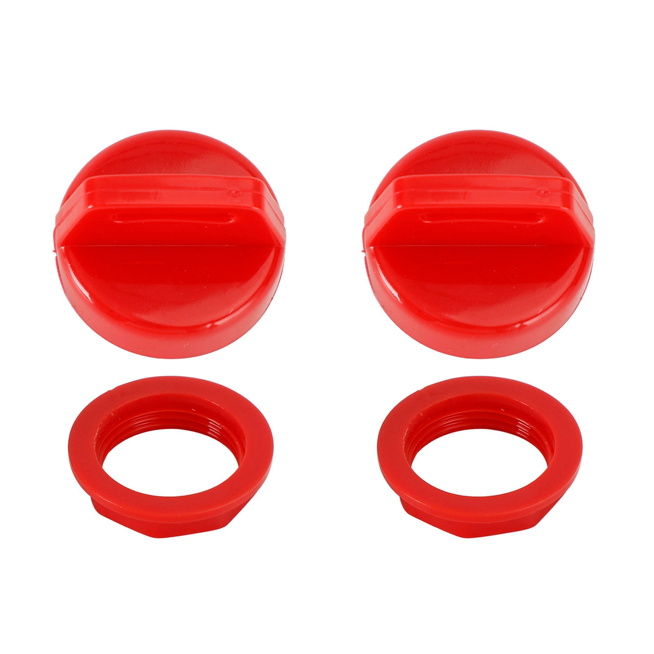 2pcs Key Switch Cover Red For Polaris Ranger 400 500 570 800 900 1000 5433534
