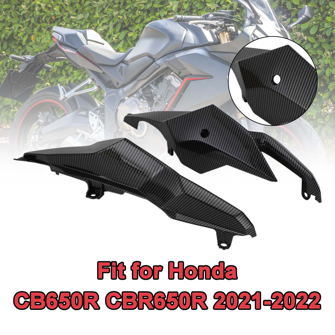 Rear Tail Side Seat Cover Fairing Cowl for Honda CB650R CBR650R 21-22 CBN