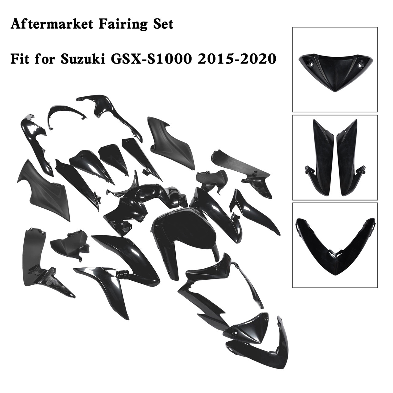 Bodywork Fairing Injection Molding Unpainted for Suzuki GSX-S 1000 2015-2020