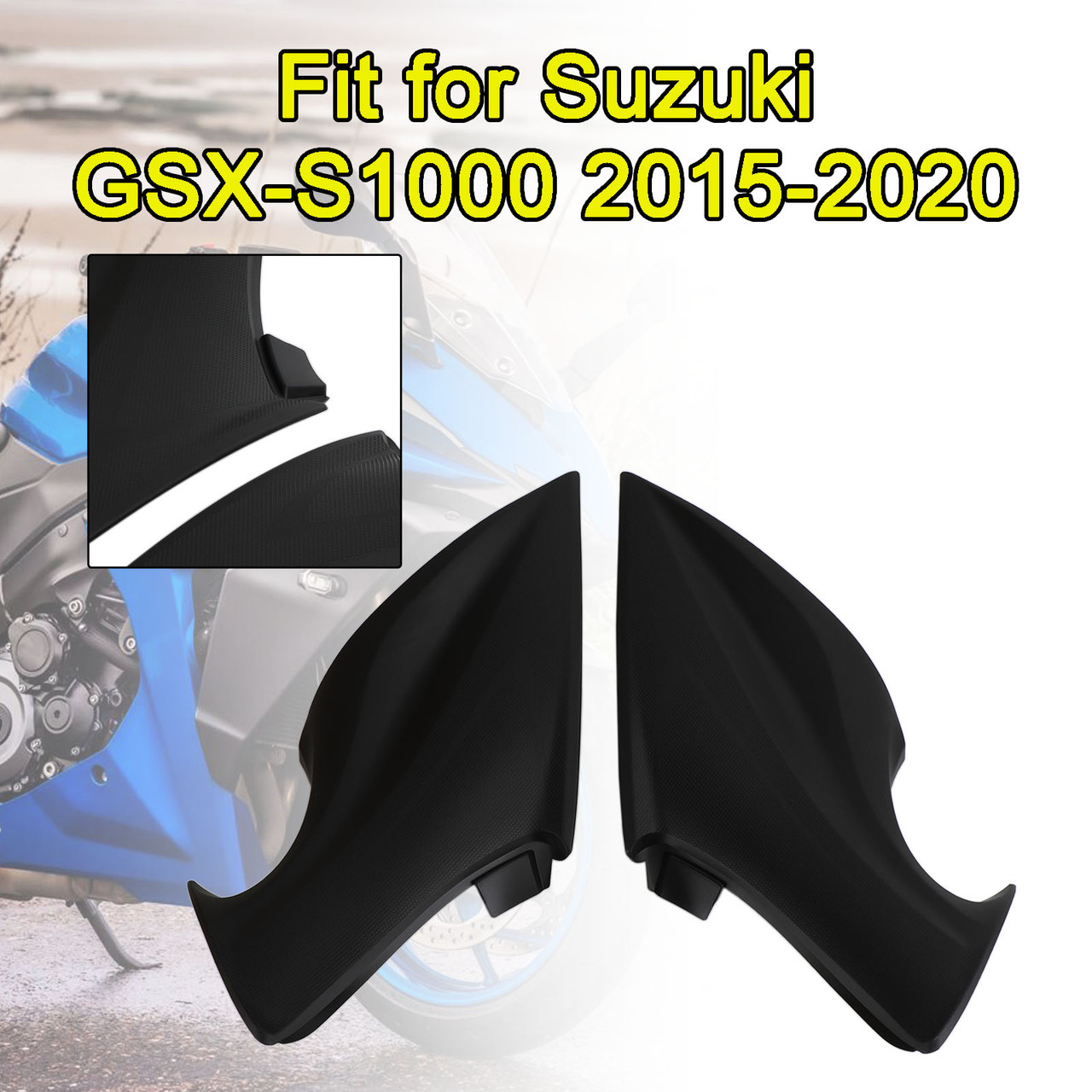 Unpainted Front Side Tank Cover Fairing Panel For Suzuki GSX-S 1000 2015-2020