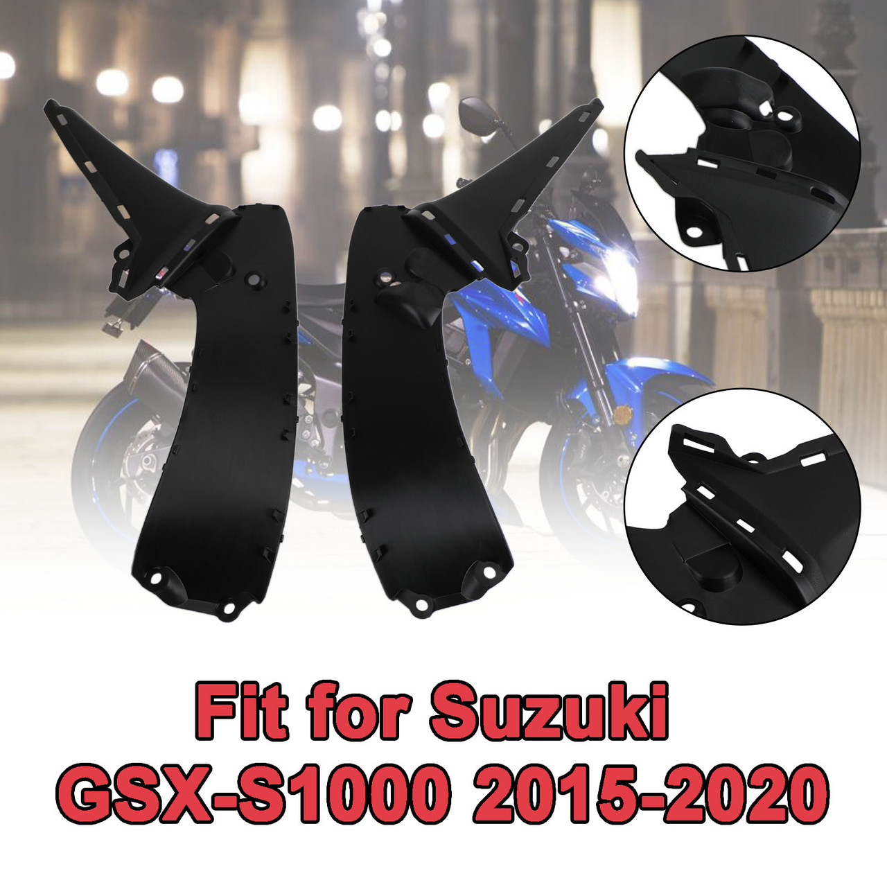 Unpainted Tank Side Panels Fairing Panel For Suzuki GSX-S 1000 2015-2020
