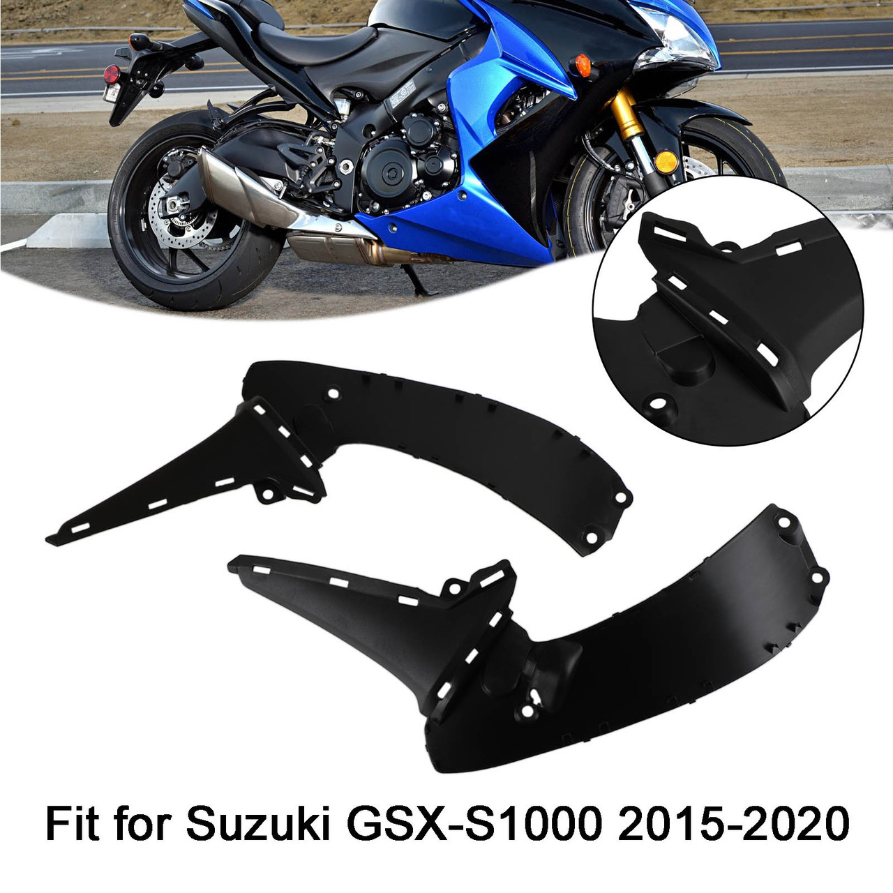 Unpainted Tank Side Panels Fairing Panel For Suzuki GSX-S 1000 2015-2020