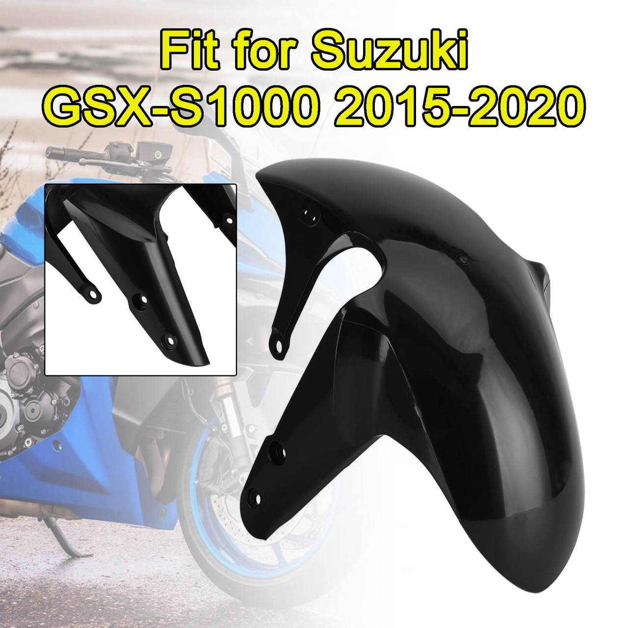 Unpainted ABS Front Fender Mudguard Fairing For Suzuki GSX-S 1000 2015-2020