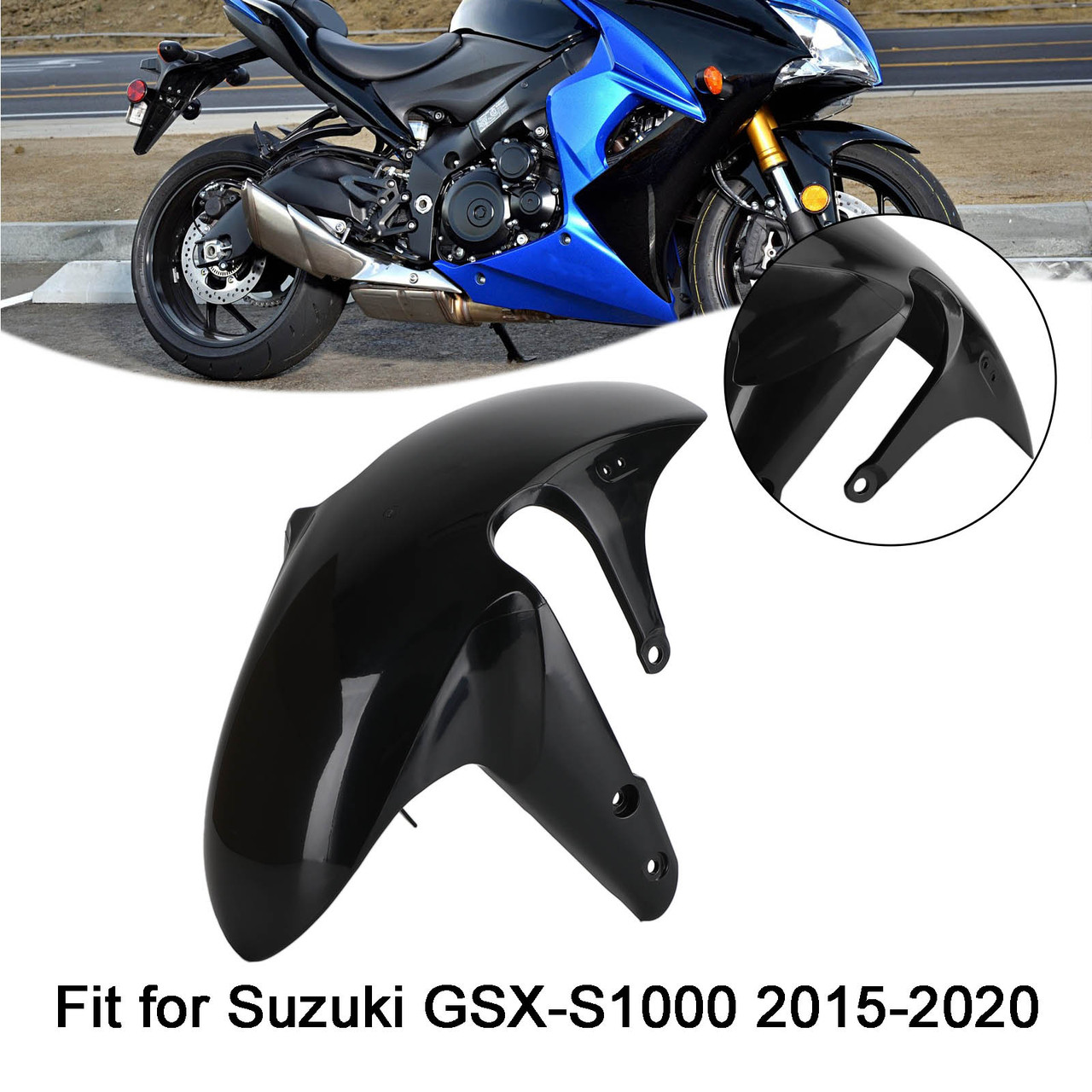 Unpainted ABS Front Fender Mudguard Fairing For Suzuki GSX-S 1000 2015-2020